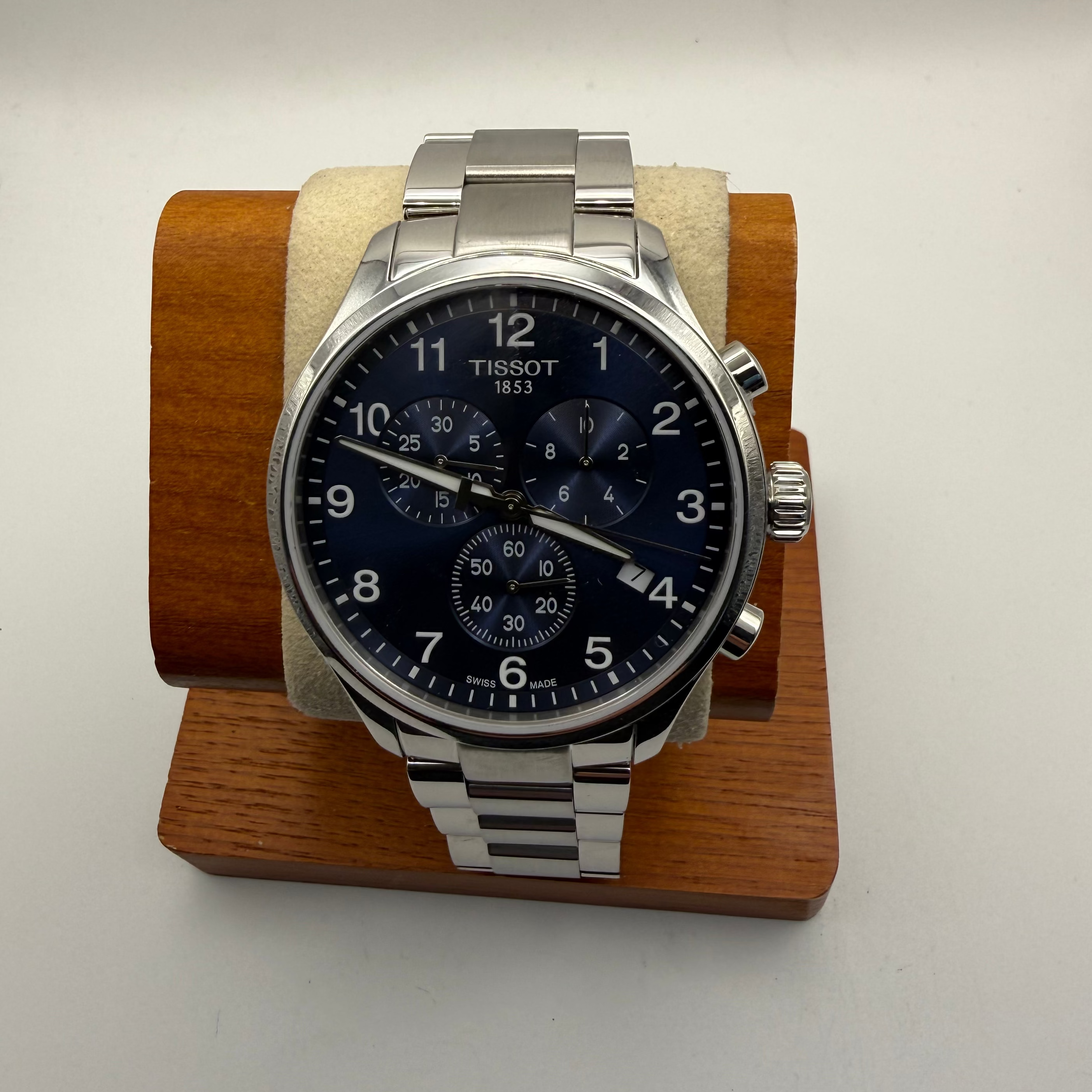 Tissot Chrono XL Quartz (Ref: T116.617.xx) — 45mm, blue dial- £209.99