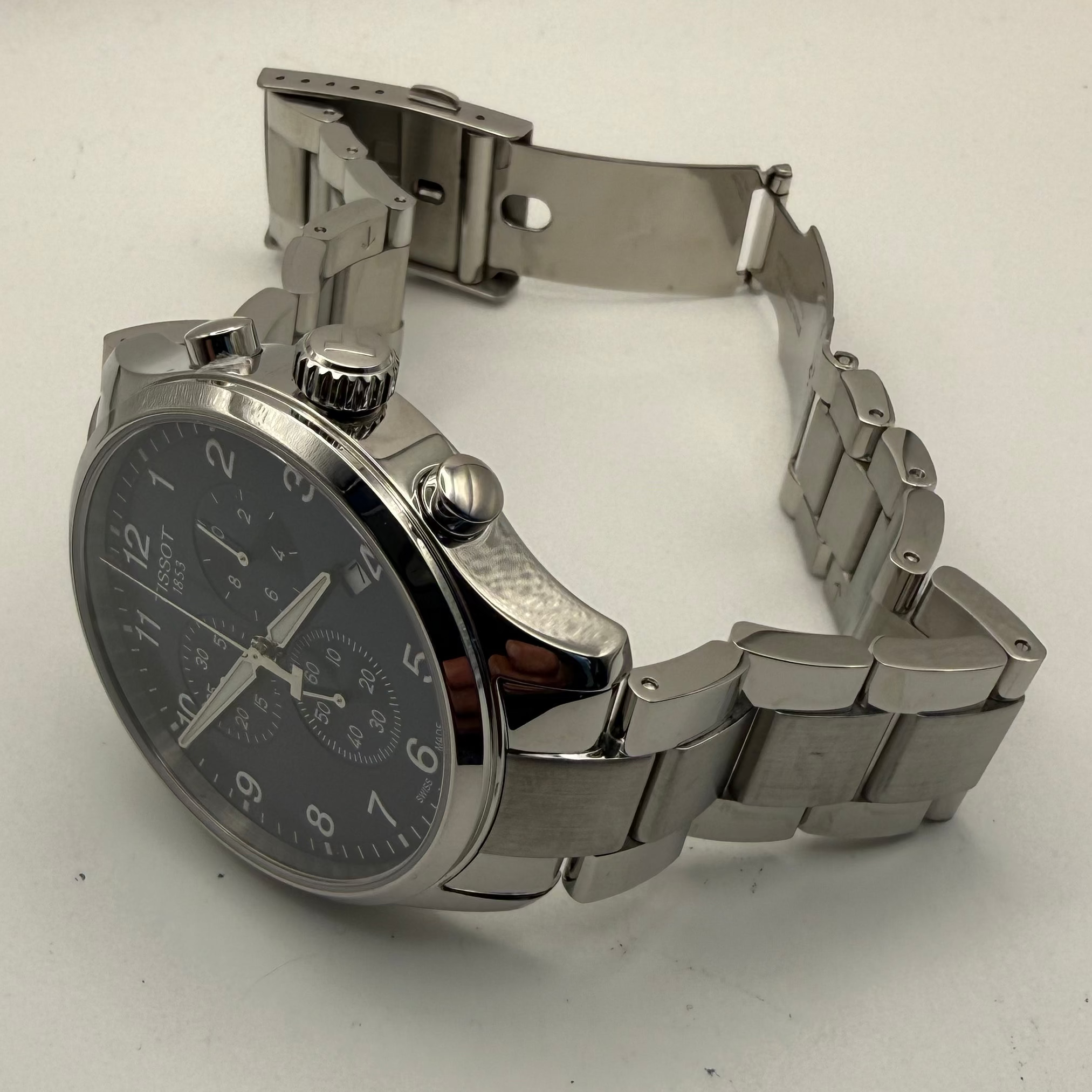 Tissot Chrono XL Quartz (Ref: T116.617.xx) — 45mm, blue dial- £209.99