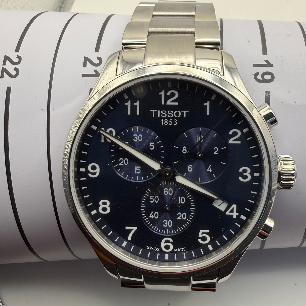 Tissot Chrono XL Quartz (Ref: T116.617.xx) — 45mm, blue dial- £209.99