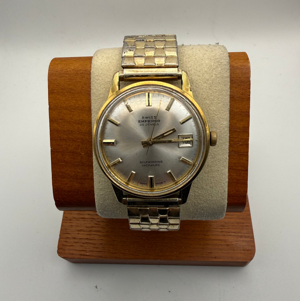 Swiss Emperor 25 Jewel Automatic Vintage Watch – Circa 1970s- £89.99