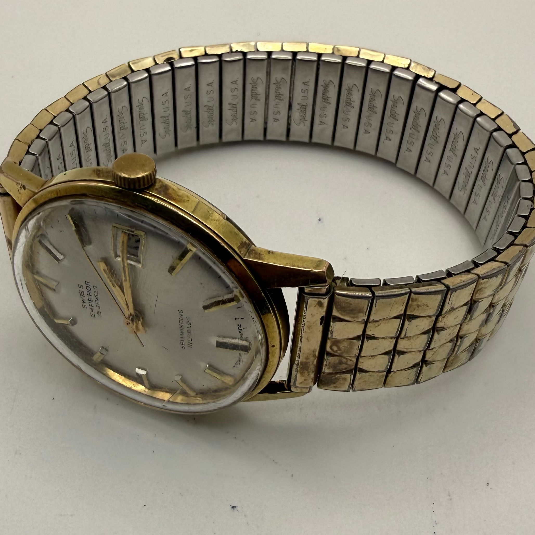 Swiss Emperor 25 Jewel Automatic Vintage Watch – Circa 1970s- £89.99