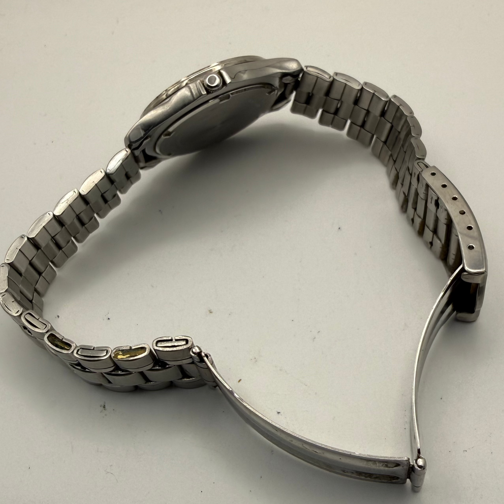 Seiko SQ50 Quartz White Dial Stainless Steel Bracelet Watch – January 2004- £79.99