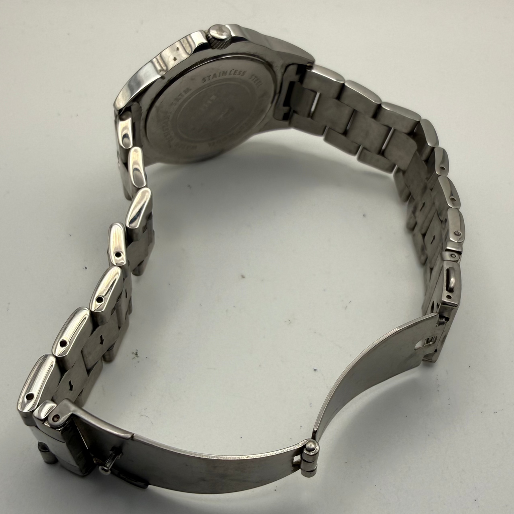 Lacoste Stainless Steel Black Dial Watch – Pre-Loved Excellent Condition- £49.99