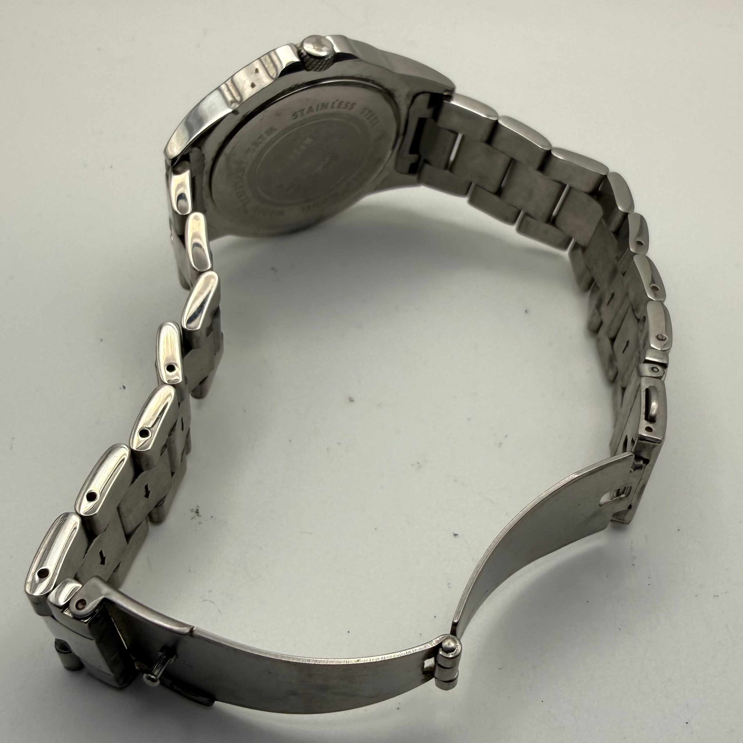 Lacoste Stainless Steel Black Dial Watch – Pre-Loved Excellent Condition- £49.99