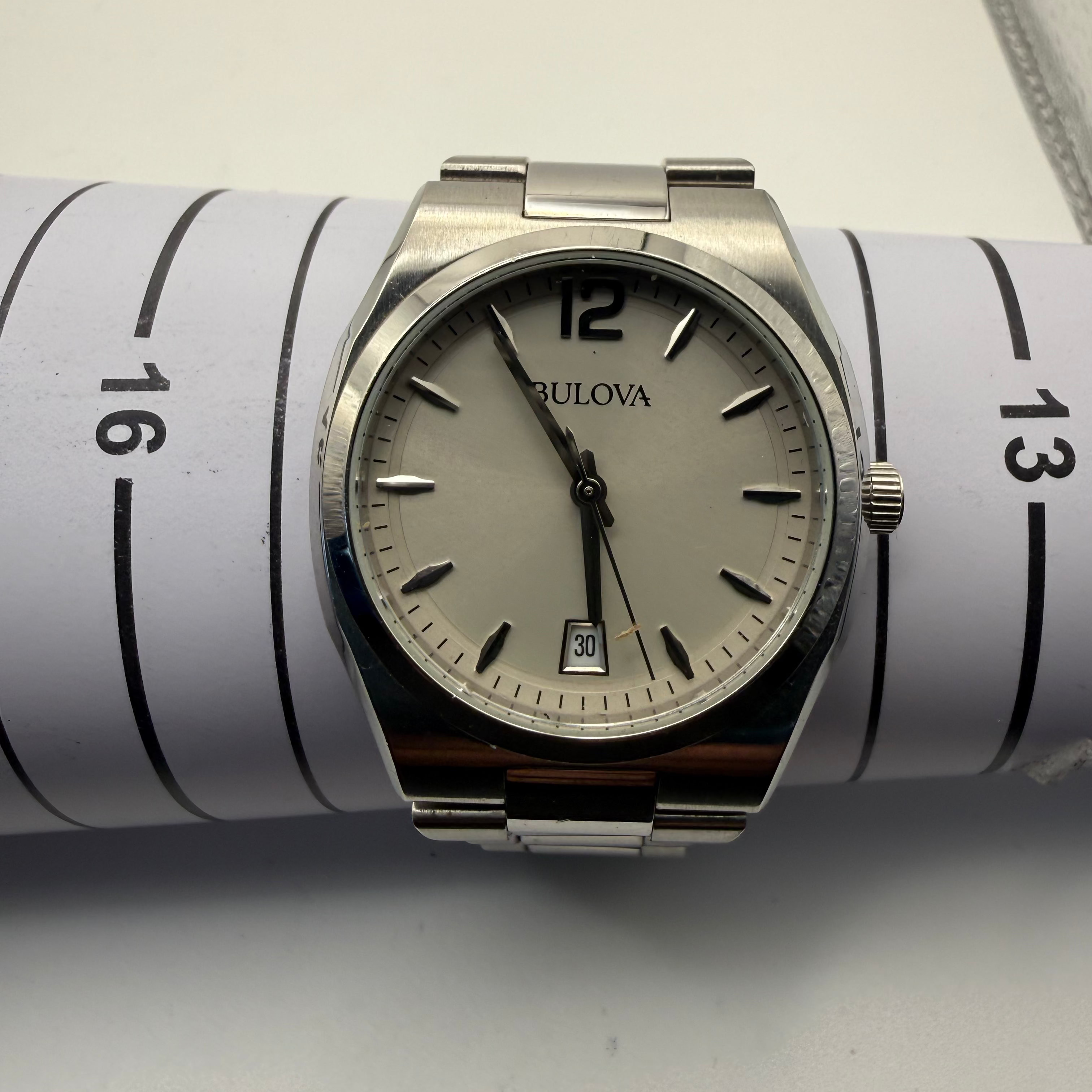 Bulova Classic Stainless Steel Date – Pre-Loved | Excellent Condition- £89.99
