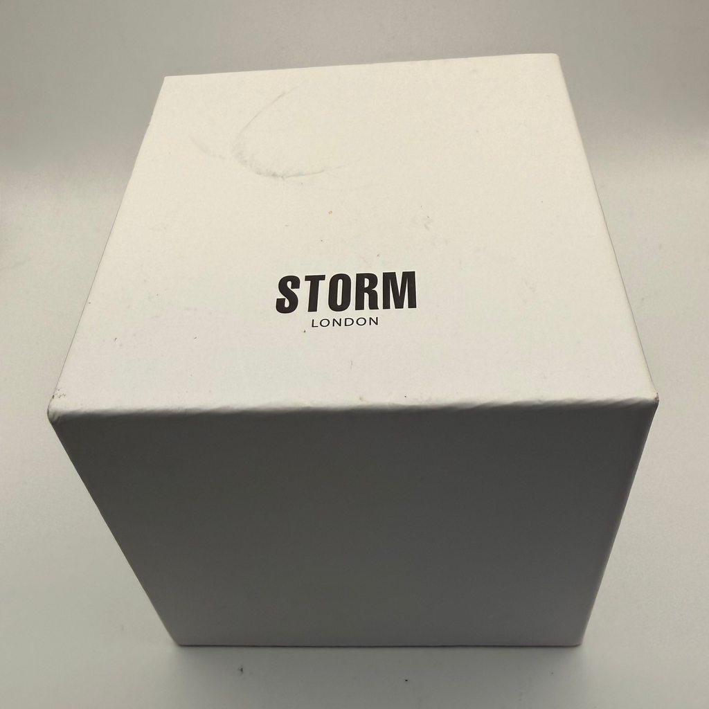 STORM London Blue Dial Stainless Steel Watch – Full Set- £64.99