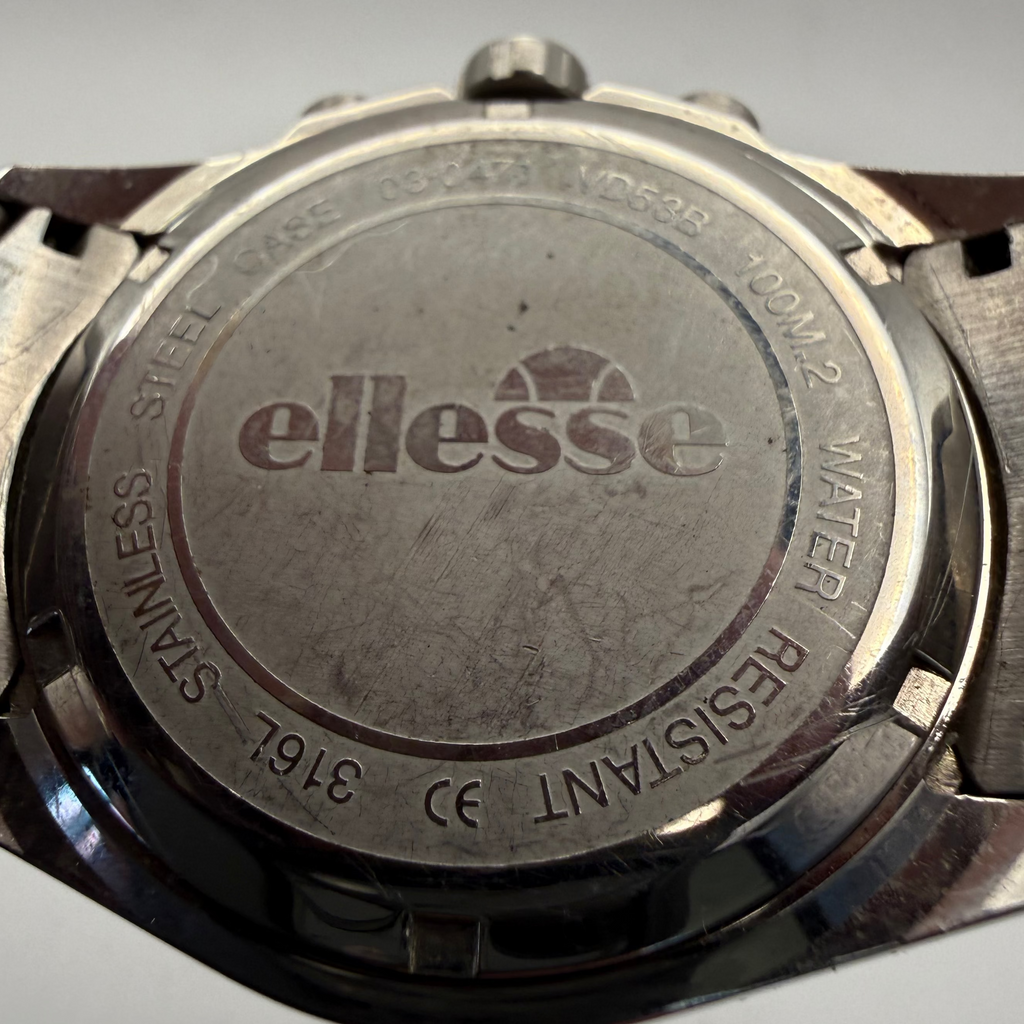 Ellesse Chronograph Stainless Steel Watch – 100M – Sport Luxury Look- £49.99