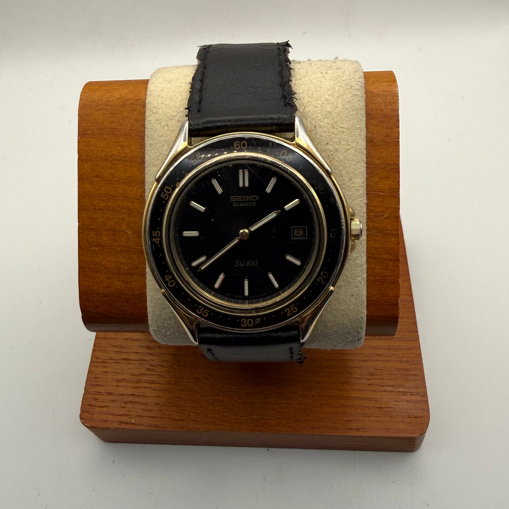 Seiko SQ100 Quartz Dress Watch – January 1991 – Gold Tone Classic- £79.99