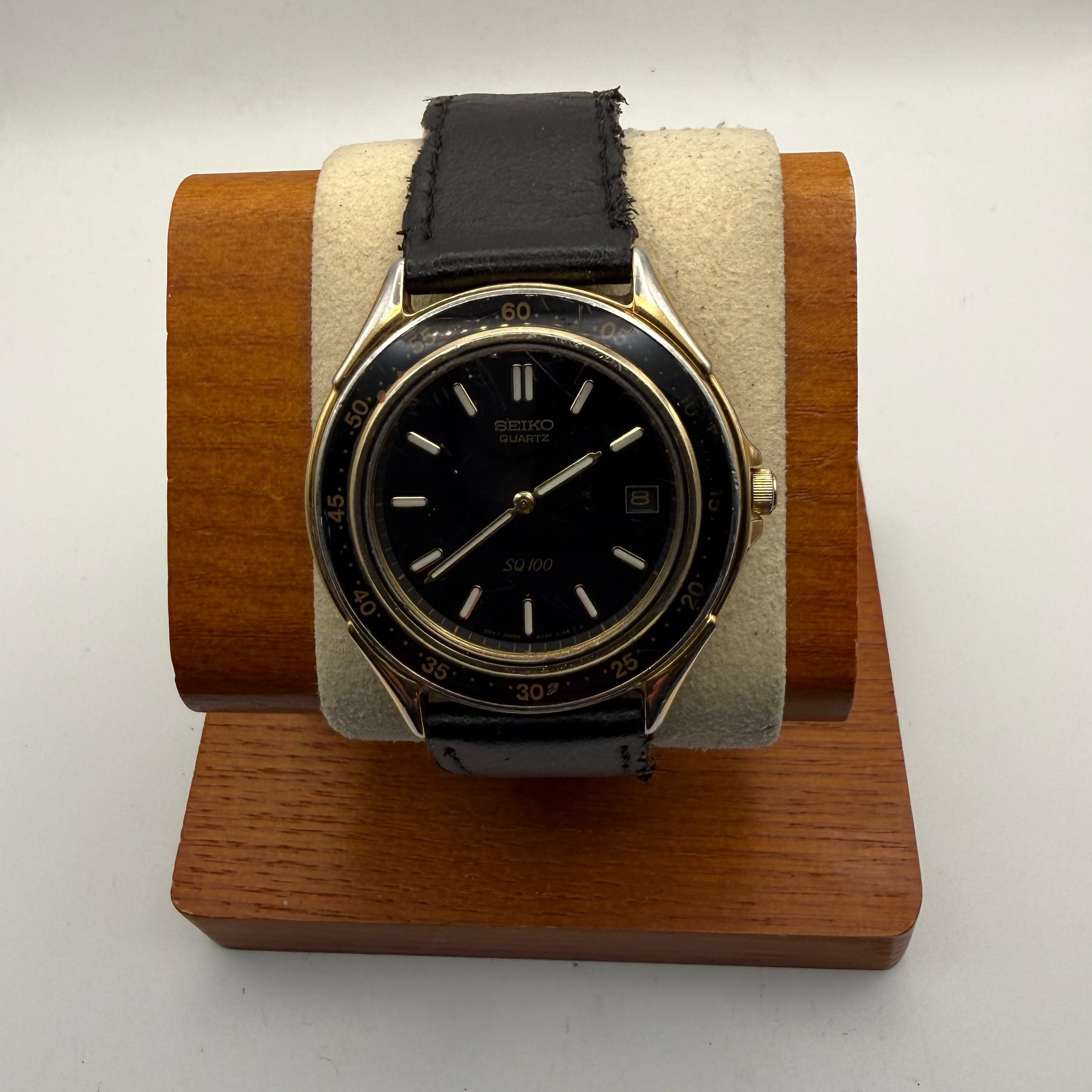 Seiko SQ100 Quartz Dress Watch – January 1991 – Gold Tone Classic- £79.99
