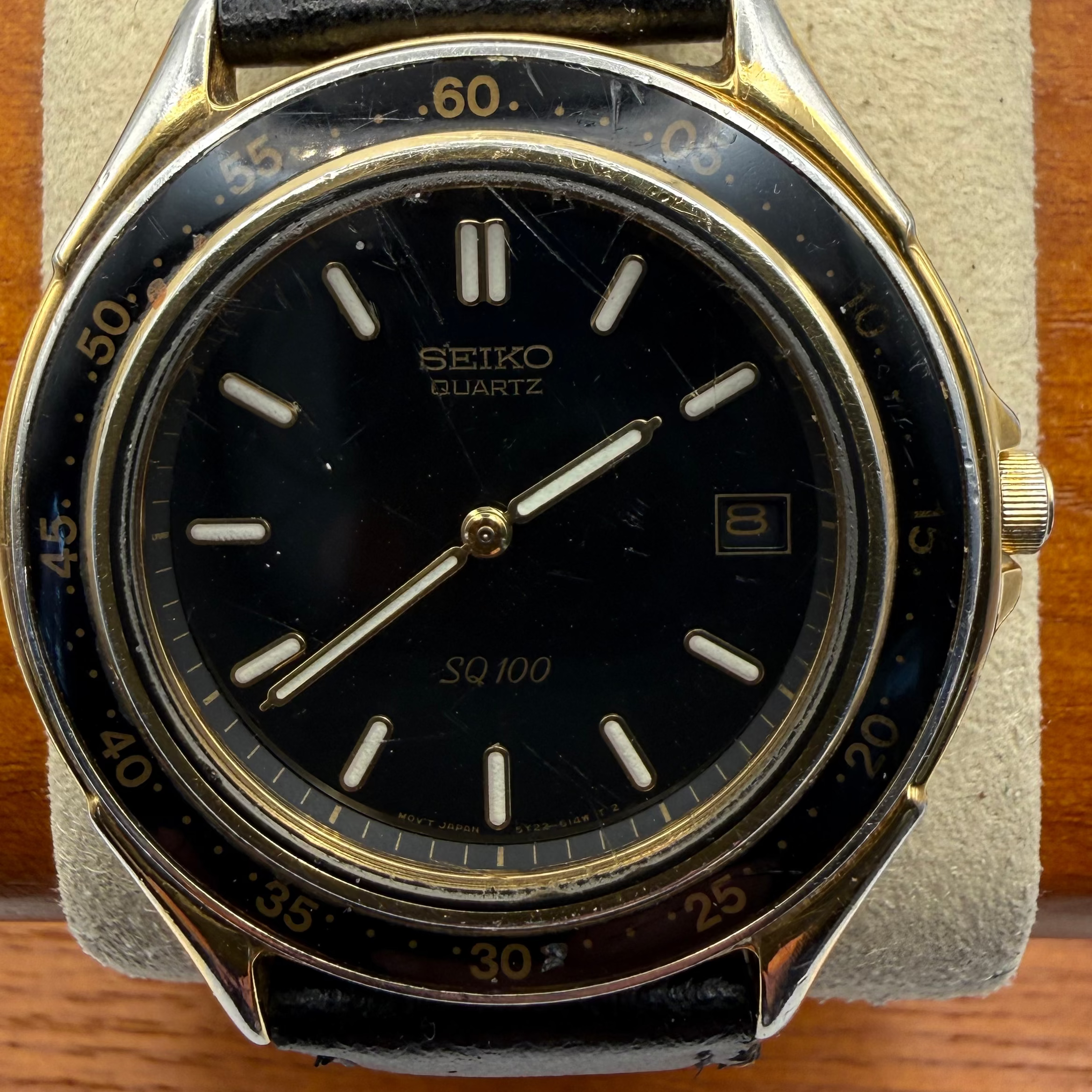 Seiko SQ100 Quartz Dress Watch – January 1991 – Gold Tone Classic- £79.99