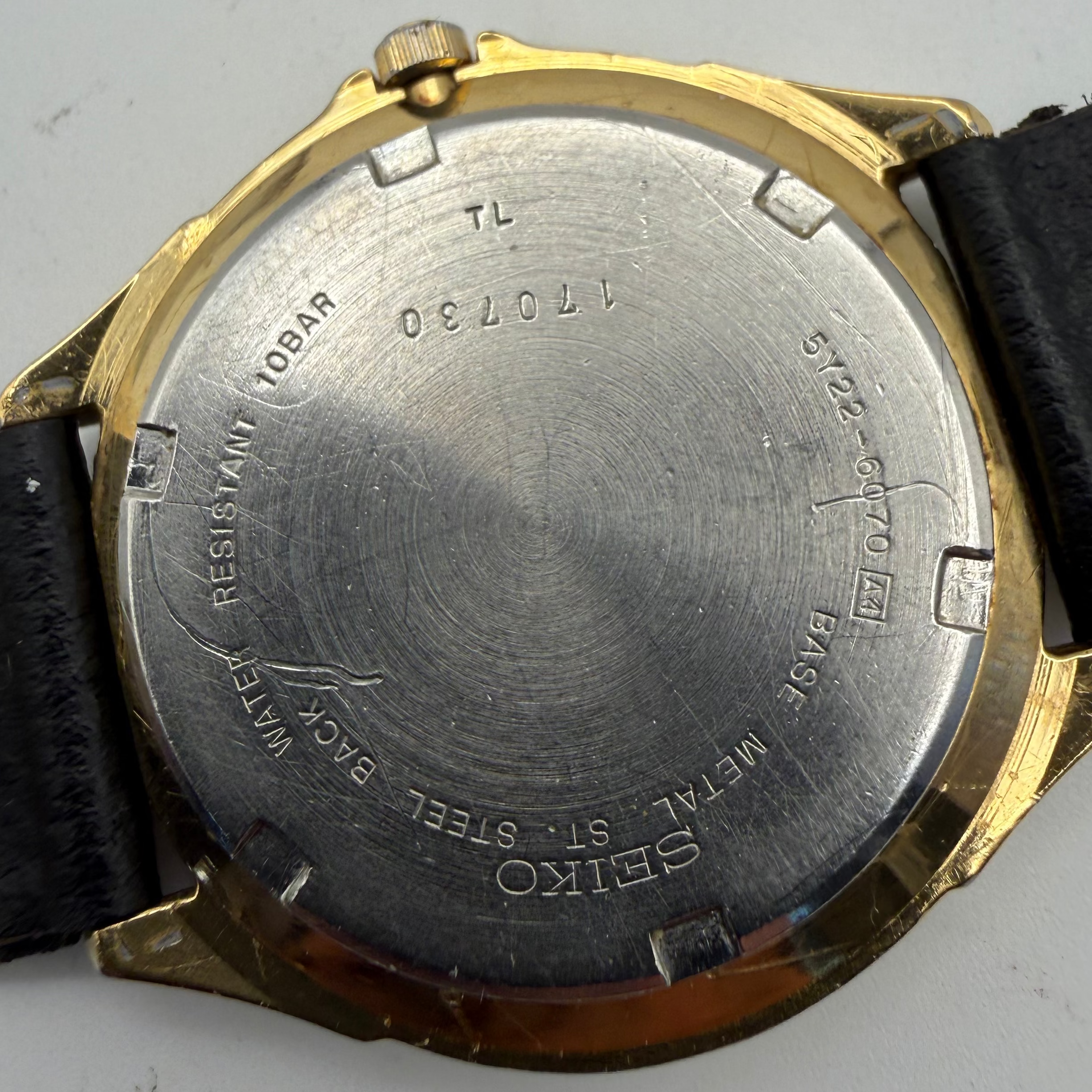 Seiko SQ100 Quartz Dress Watch – January 1991 – Gold Tone Classic- £79.99
