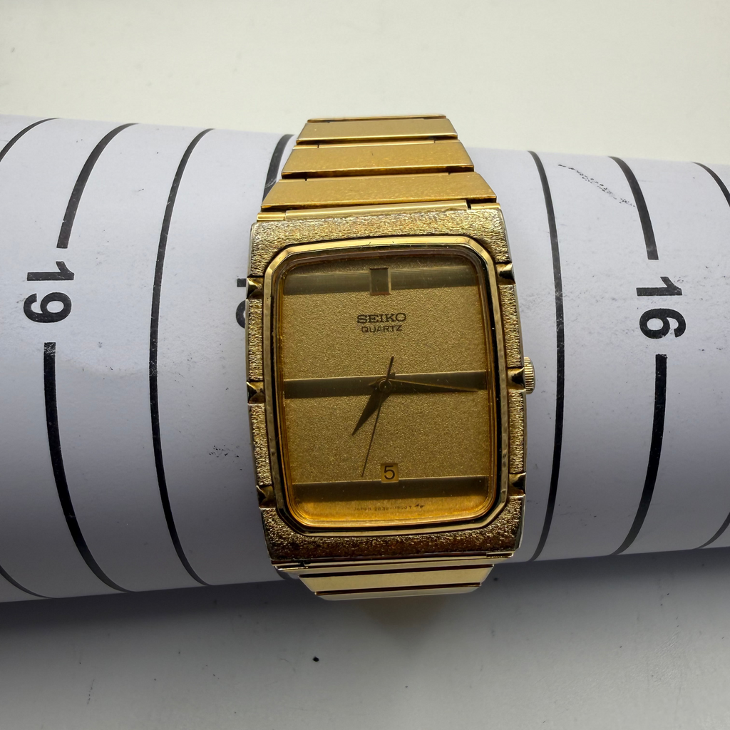 SEIKO QUARTZ TV DIAL GOLD – JULY 1982 (CAL. 2A23-0360)- £89.99