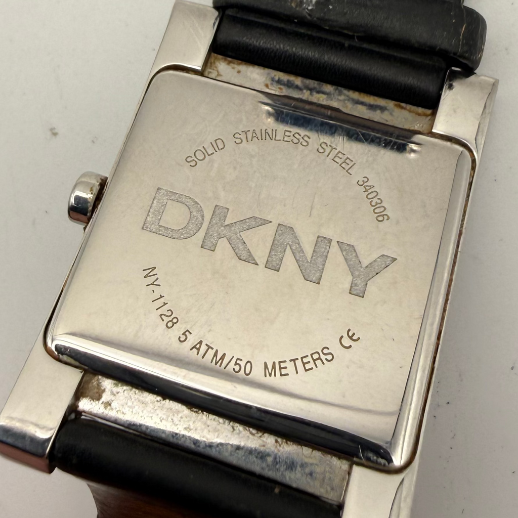 DKNY NY-1128 Square Stainless Steel Watch – Classic Minimalist Design- £49.99