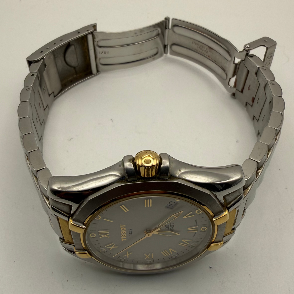 Tissot PR100 Two-Tone Quartz Watch – Full Set | Swiss Made | 100M Water Resistant- £169.99