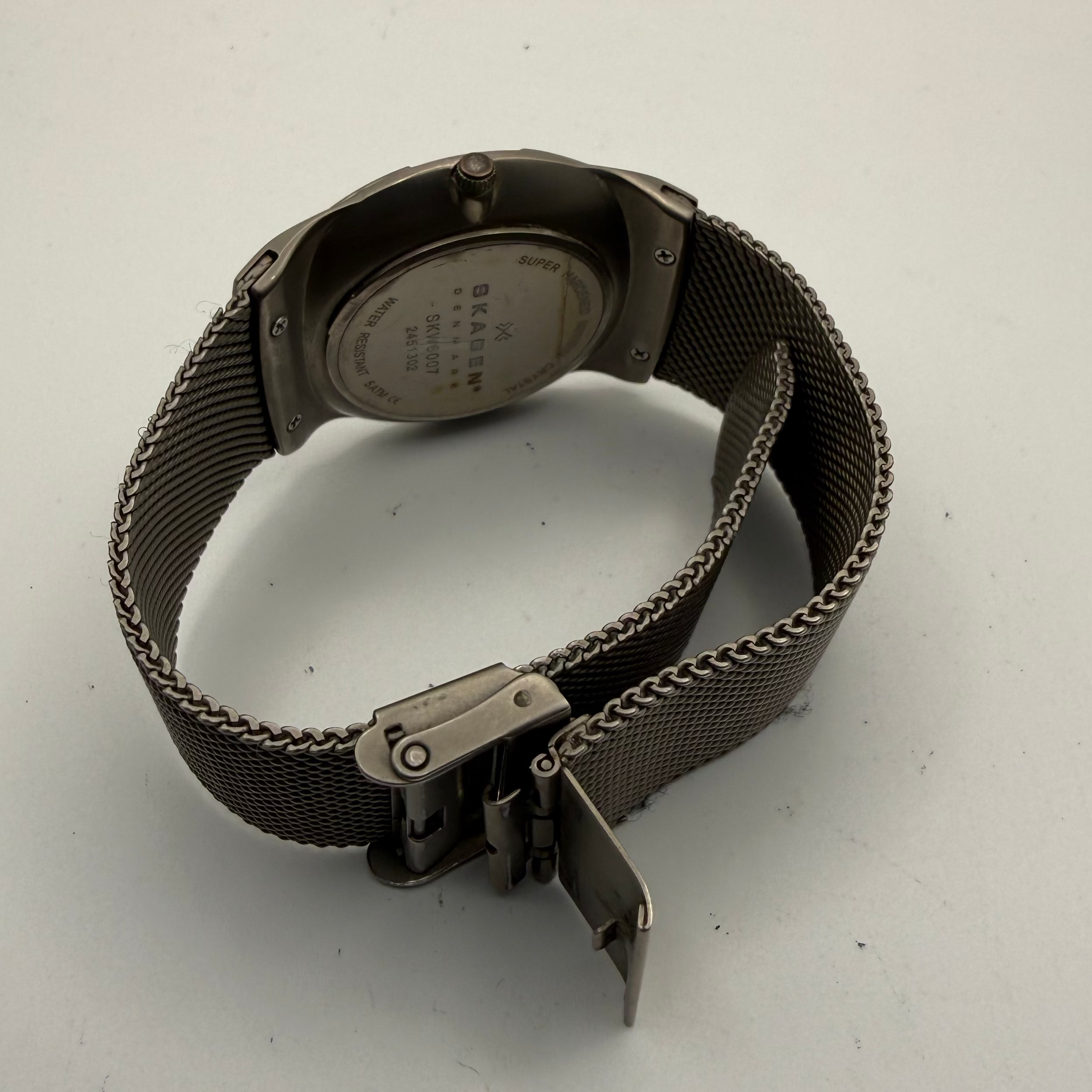 Skagen Denmark Titanium SKW6007 Men's Day-Date Watch – Full Set Boxed- £89.95
