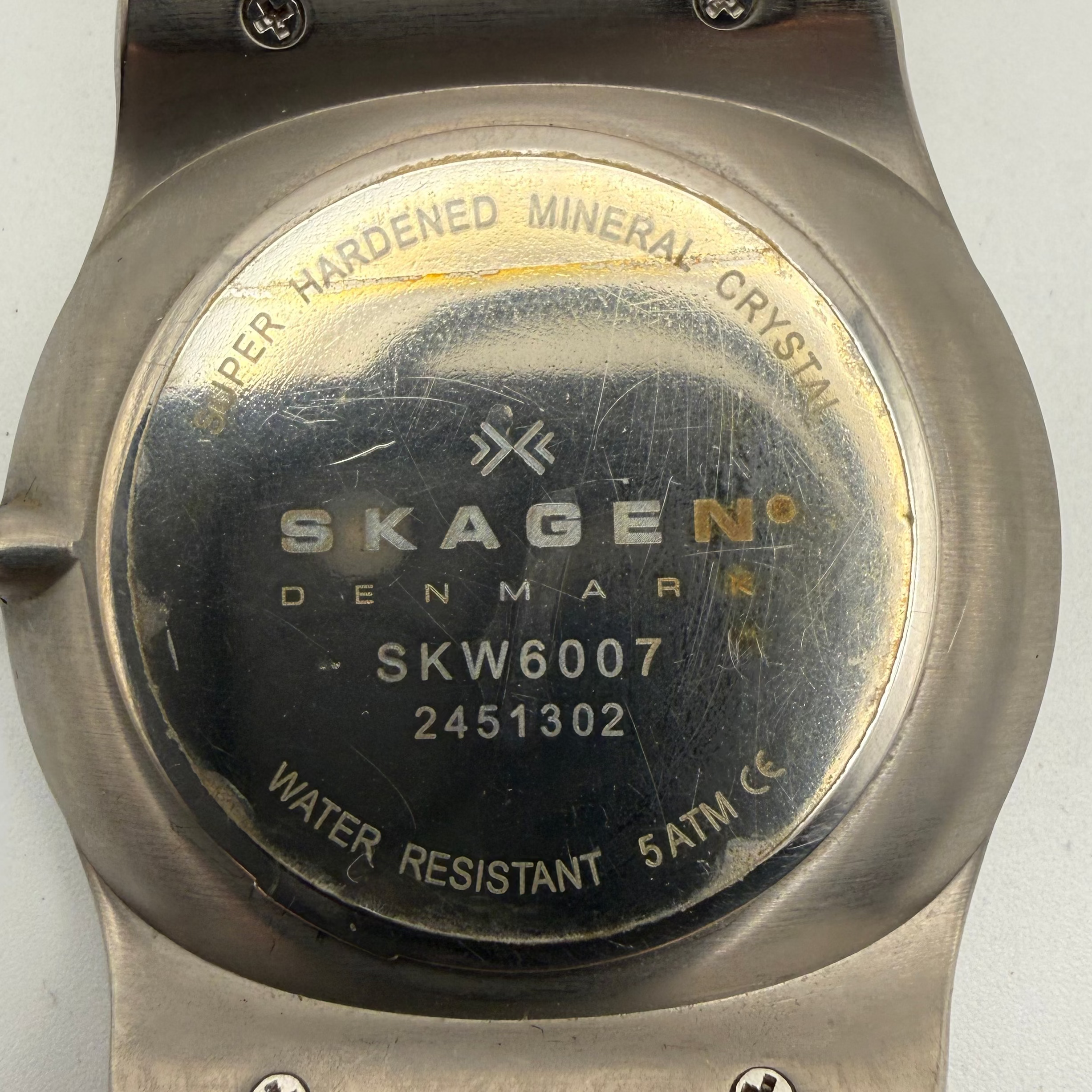 Skagen Denmark Titanium SKW6007 Men's Day-Date Watch – Full Set Boxed- £89.95