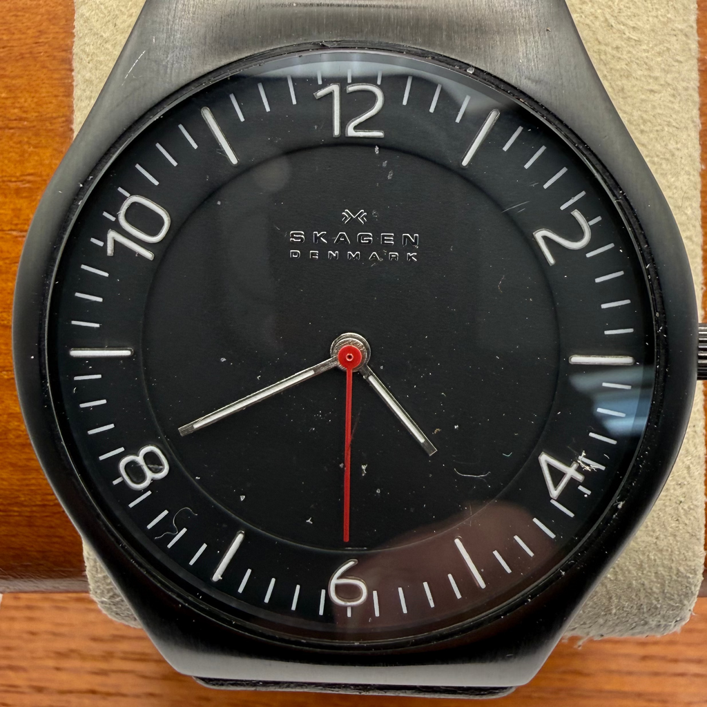 Skagen Denmark SKW6113 Black Minimalist Designer Watch- £49.99