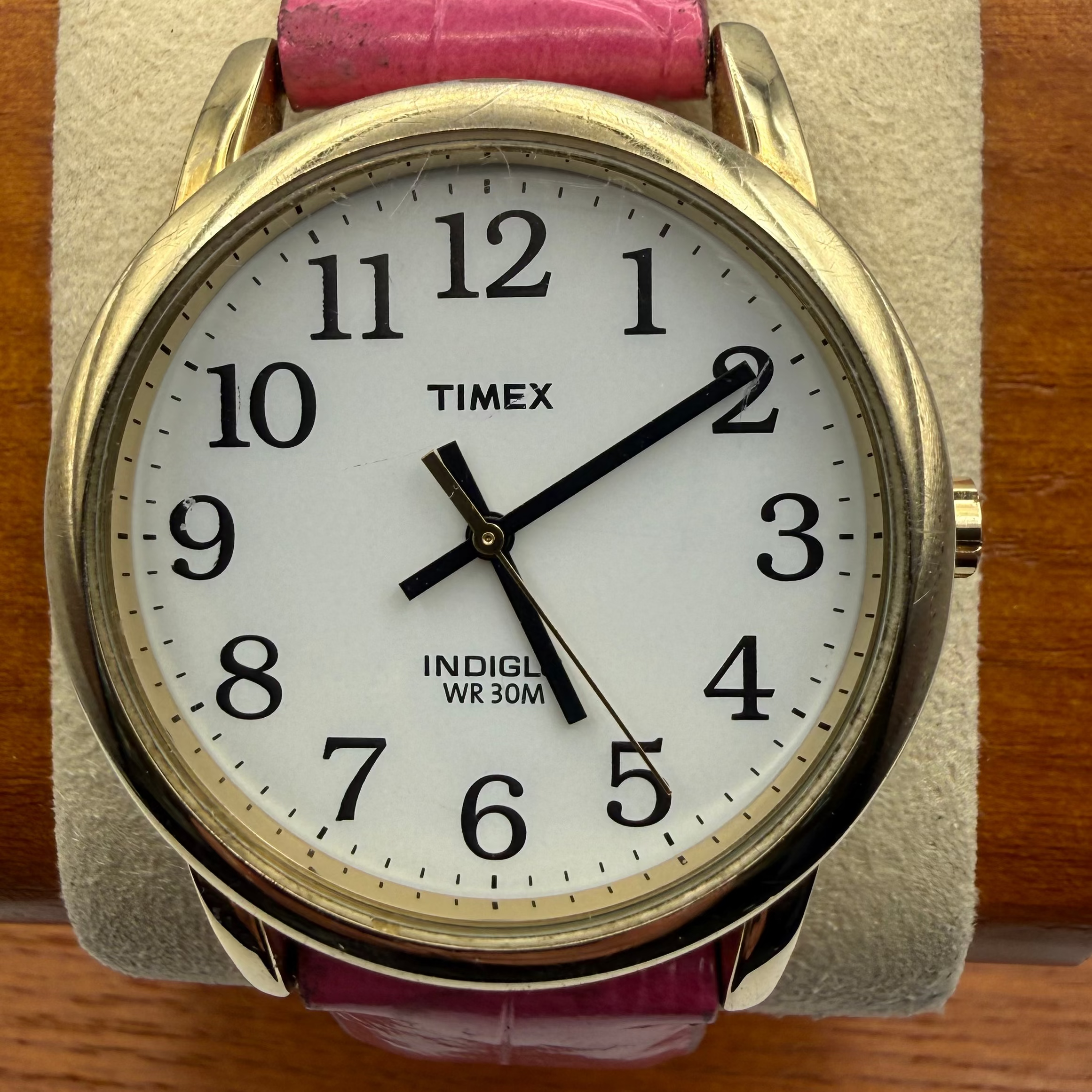 Timex Indiglo WR30M Ladies Pink Strap Watch0 £29.99