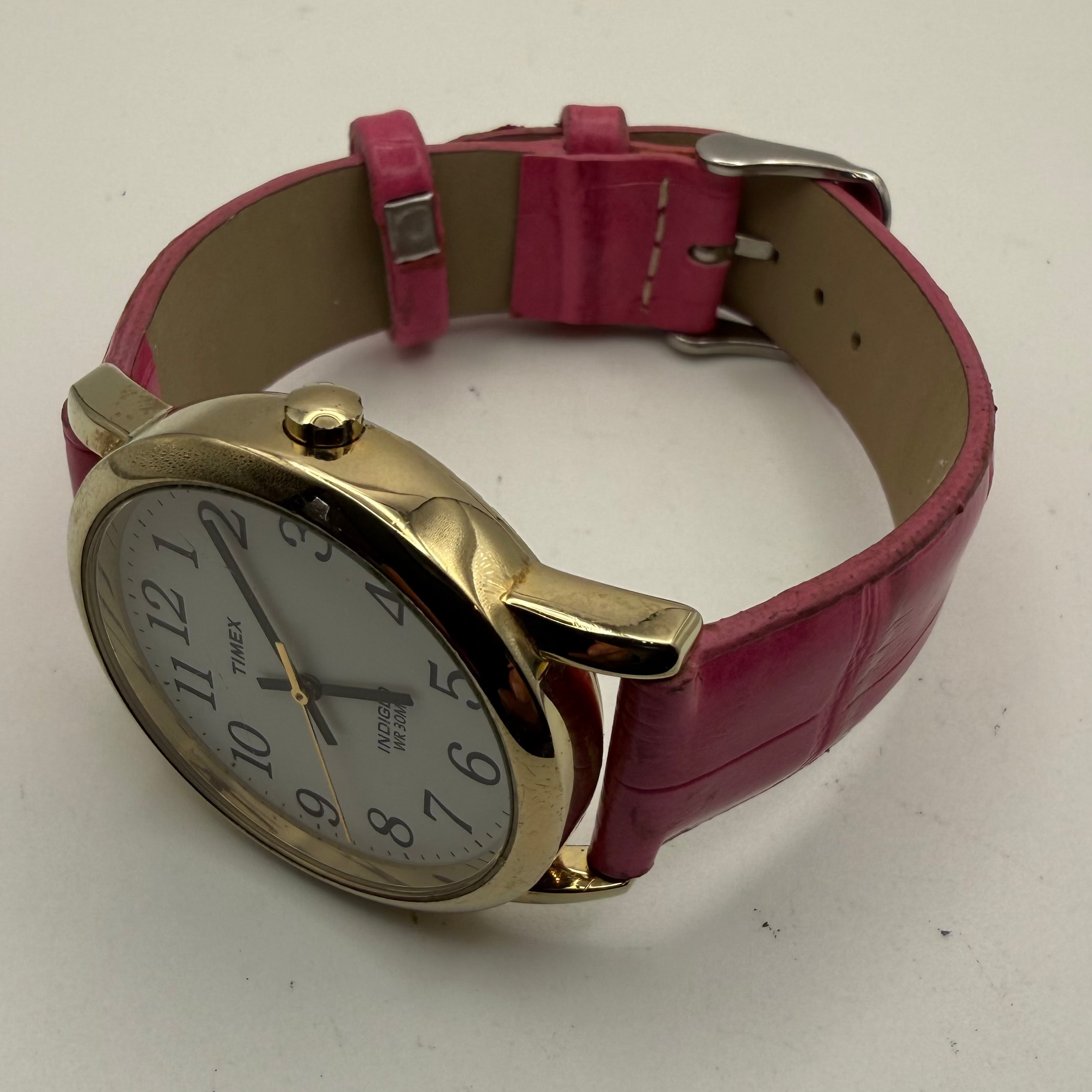 Timex Indiglo WR30M Ladies Pink Strap Watch0 £29.99
