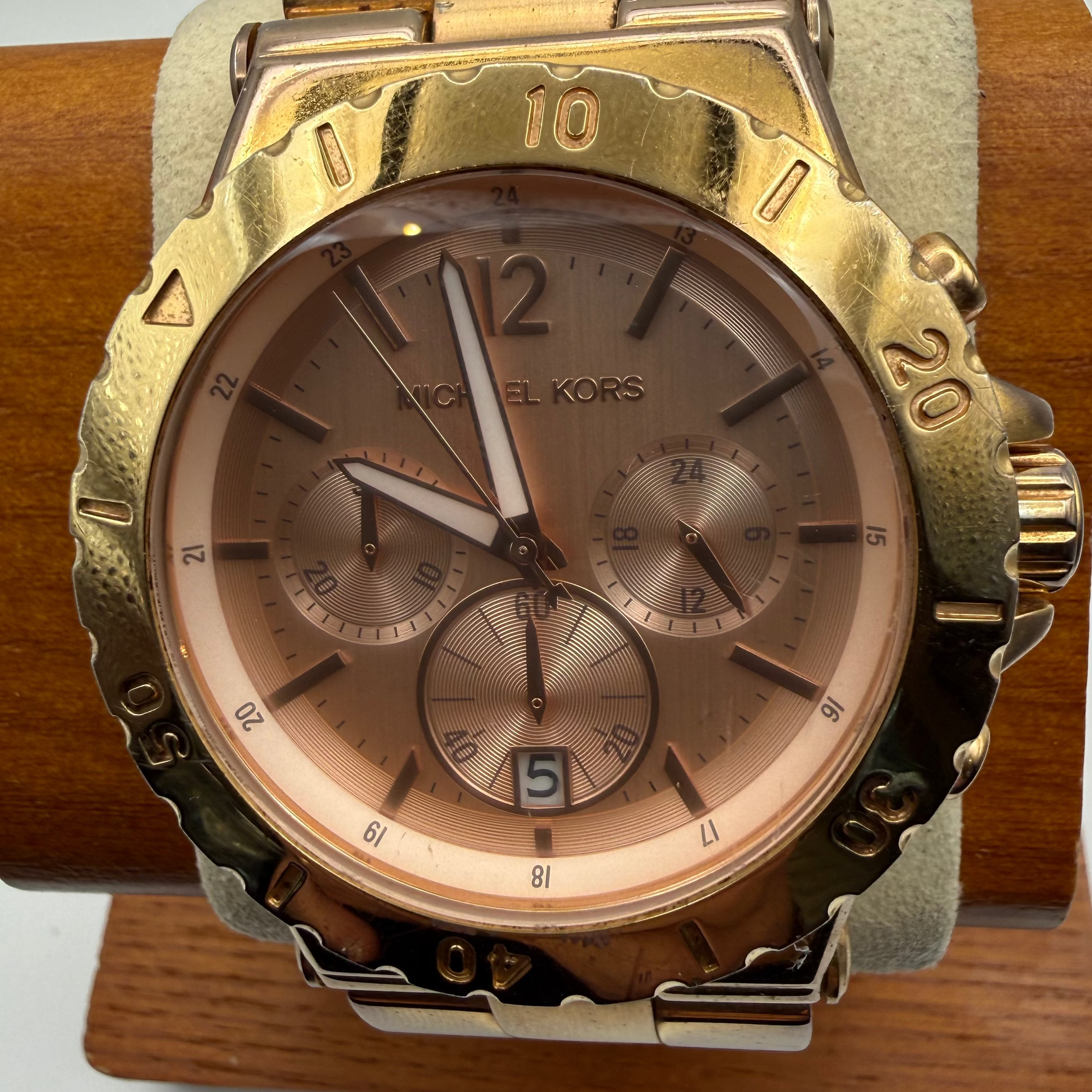 Michael Kors MK5314 Rose Gold Tone Chronograph Ladies Watch- £59.95