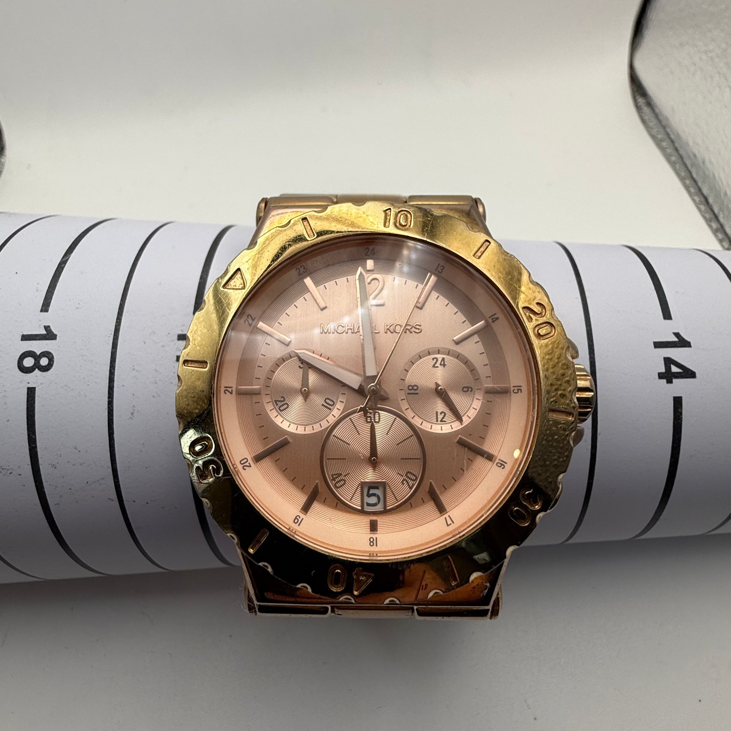 Michael Kors MK5314 Rose Gold Tone Chronograph Ladies Watch- £59.95