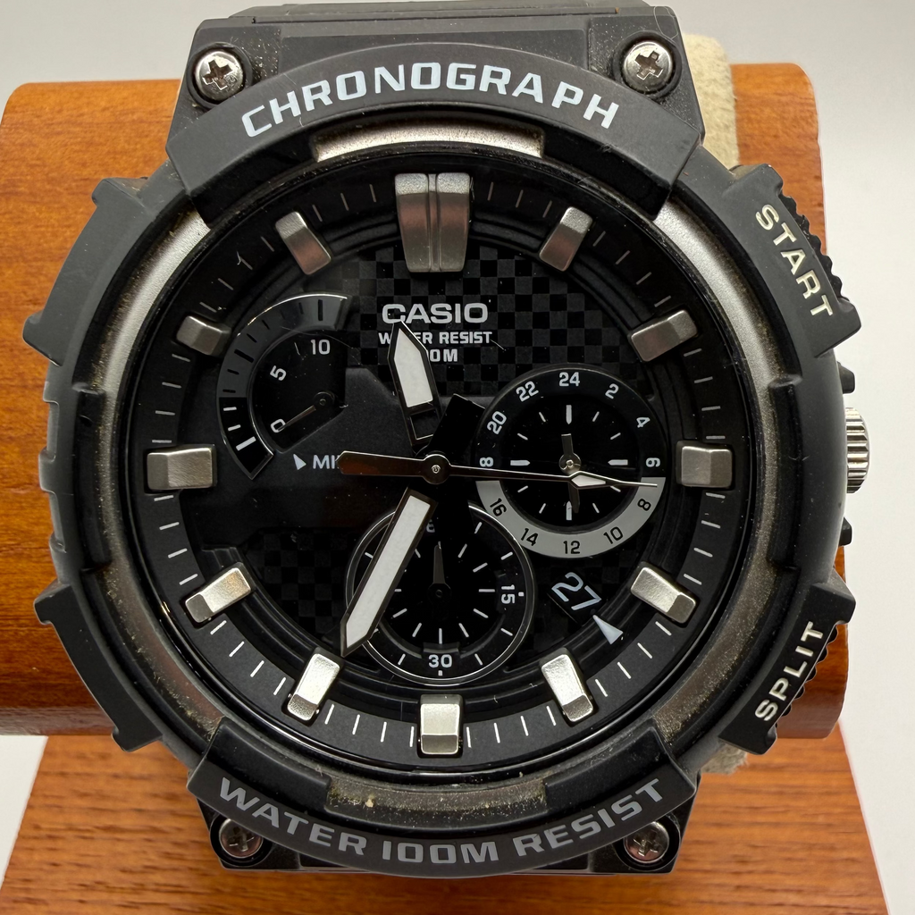 Casio MCW-200H Chronograph Men’s Watch Black Dial Resin Strap – Boxed- £39.99