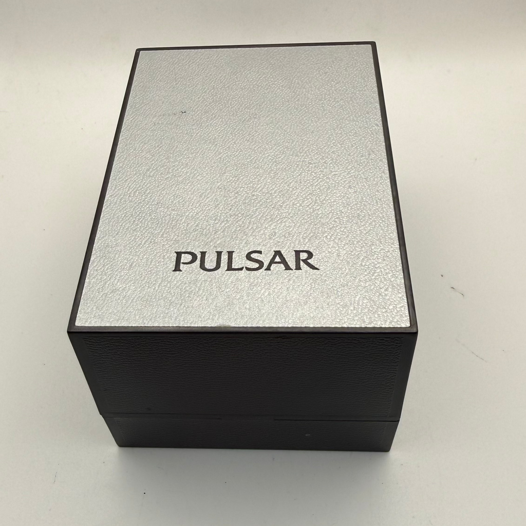 Ladies Pulsar Quartz Dress Watch Y482-0980 Gold Tone Brown Strap Boxed- £29.99