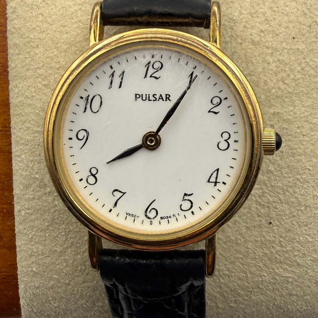 Pulsar Ladies Classic Gold Tone Dress Watch – Elegant P24.95