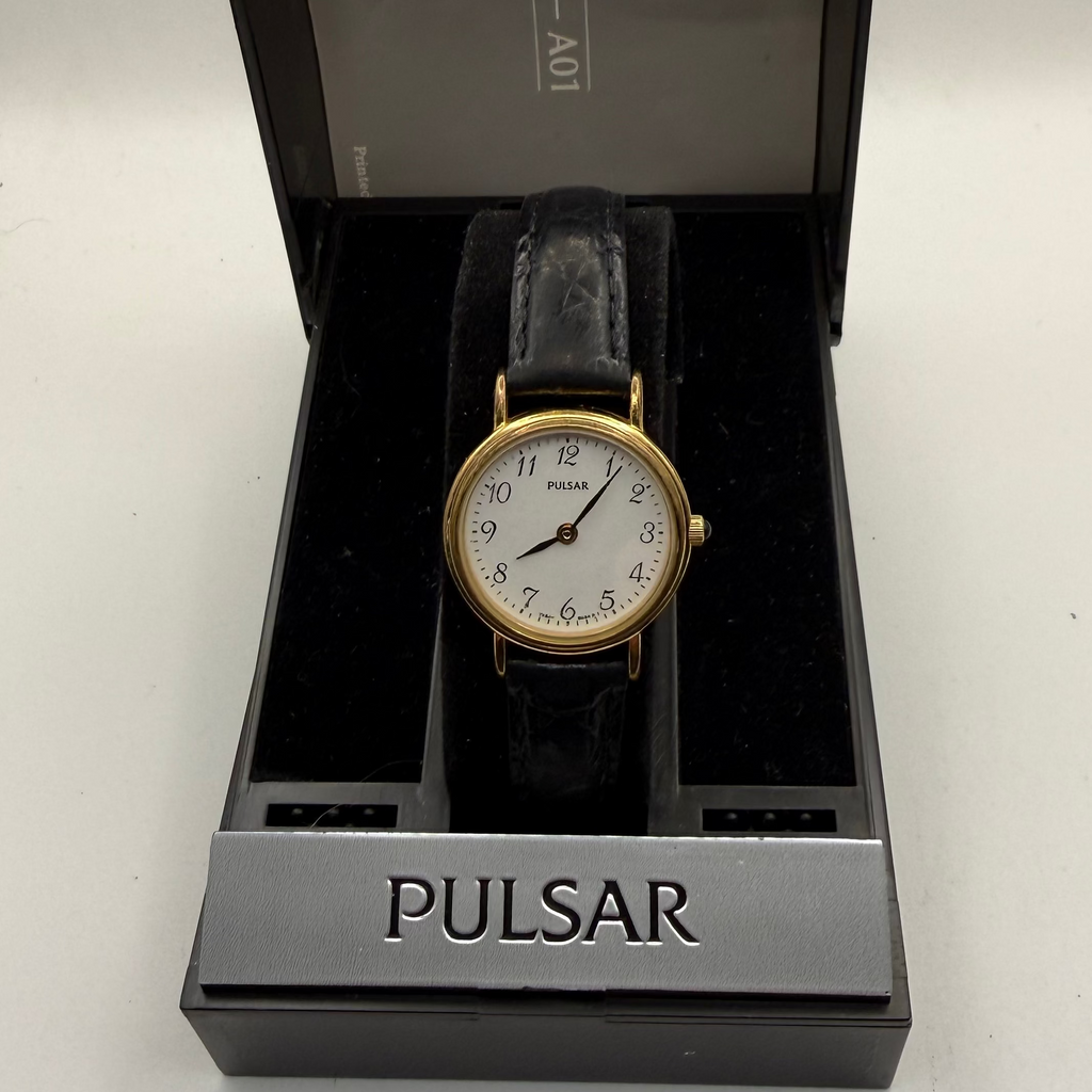 Pulsar Ladies Classic Gold Tone Dress Watch – Elegant P24.95