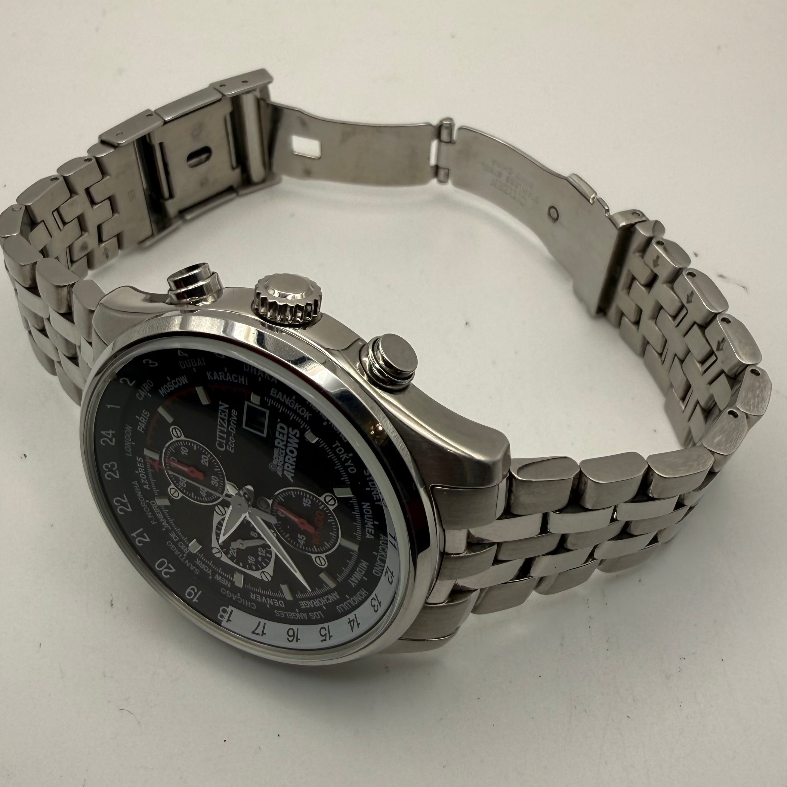 Citizen Eco-Drive Royal Air Force Red Arrows Limited Edition World Time Chronograph- £209.95