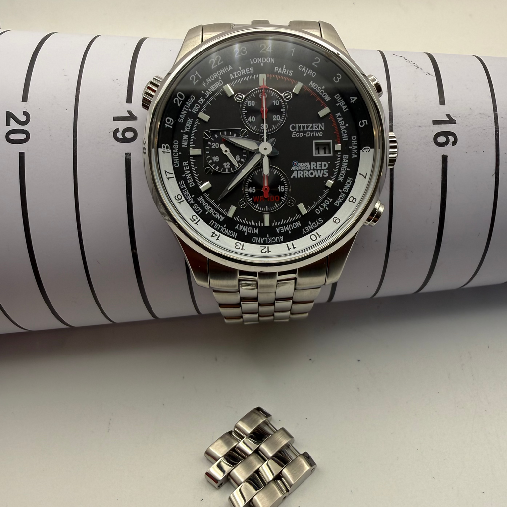 Citizen Eco-Drive Royal Air Force Red Arrows Limited Edition World Time Chronograph- £209.95
