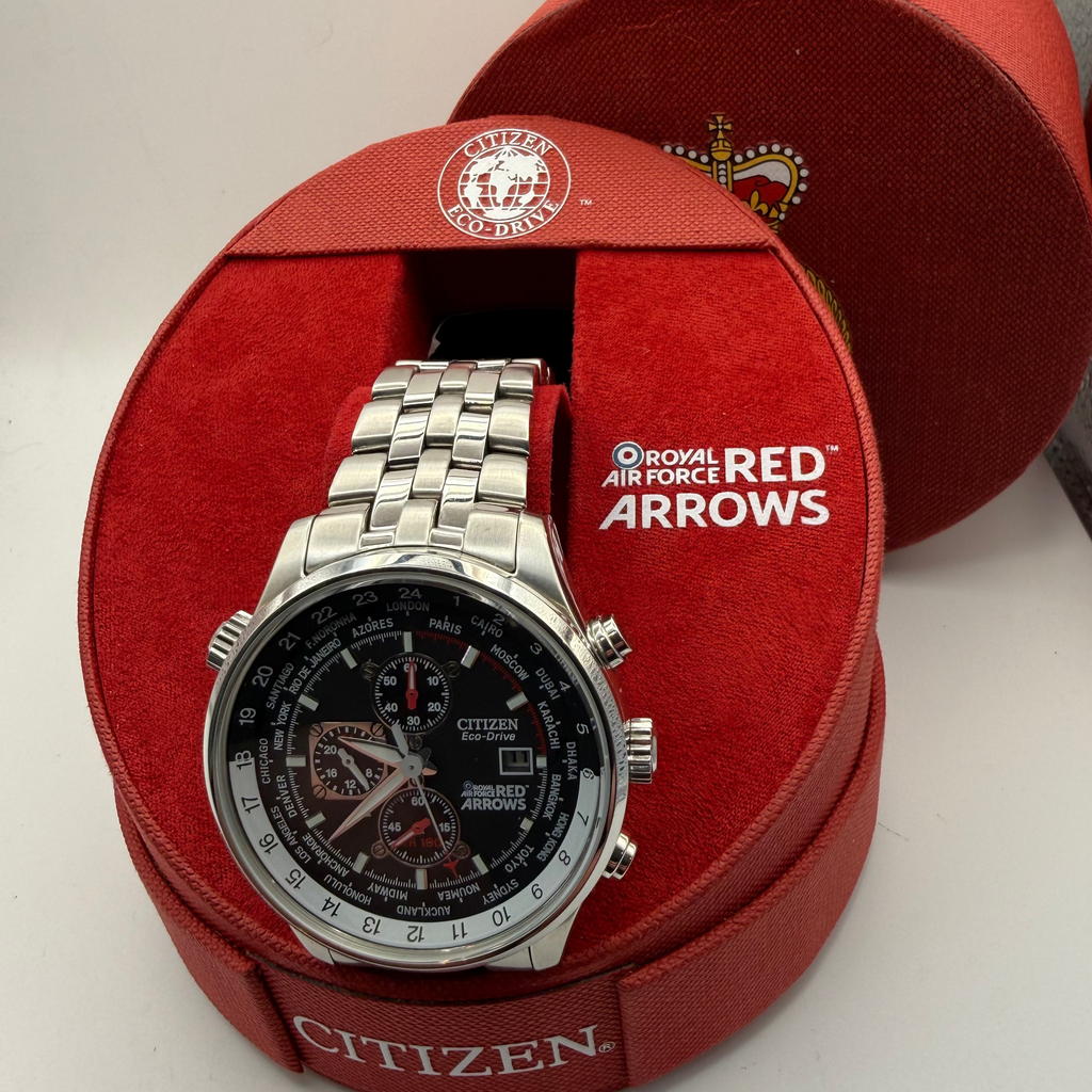 Citizen Eco-Drive Royal Air Force Red Arrows Limited Edition World Time Chronograph- £209.95