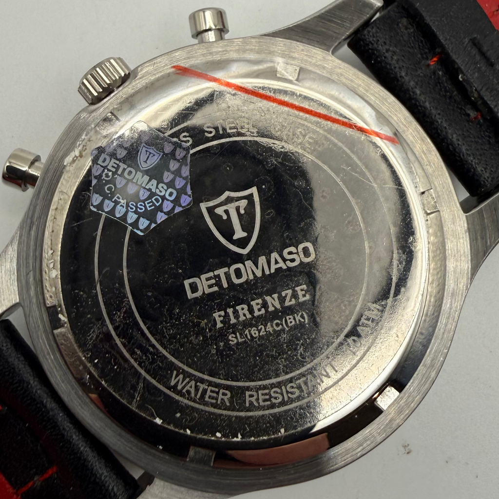 Detomaso Firenze Chronograph – Black Dial World Time- £139.95