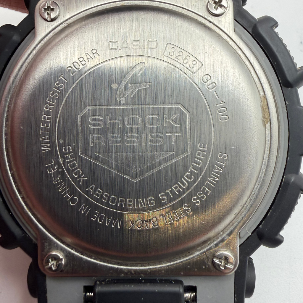 Casio G-Shock GD-100 Digital Watch – Black | Pre-Loved with Original Tin- £59.99
