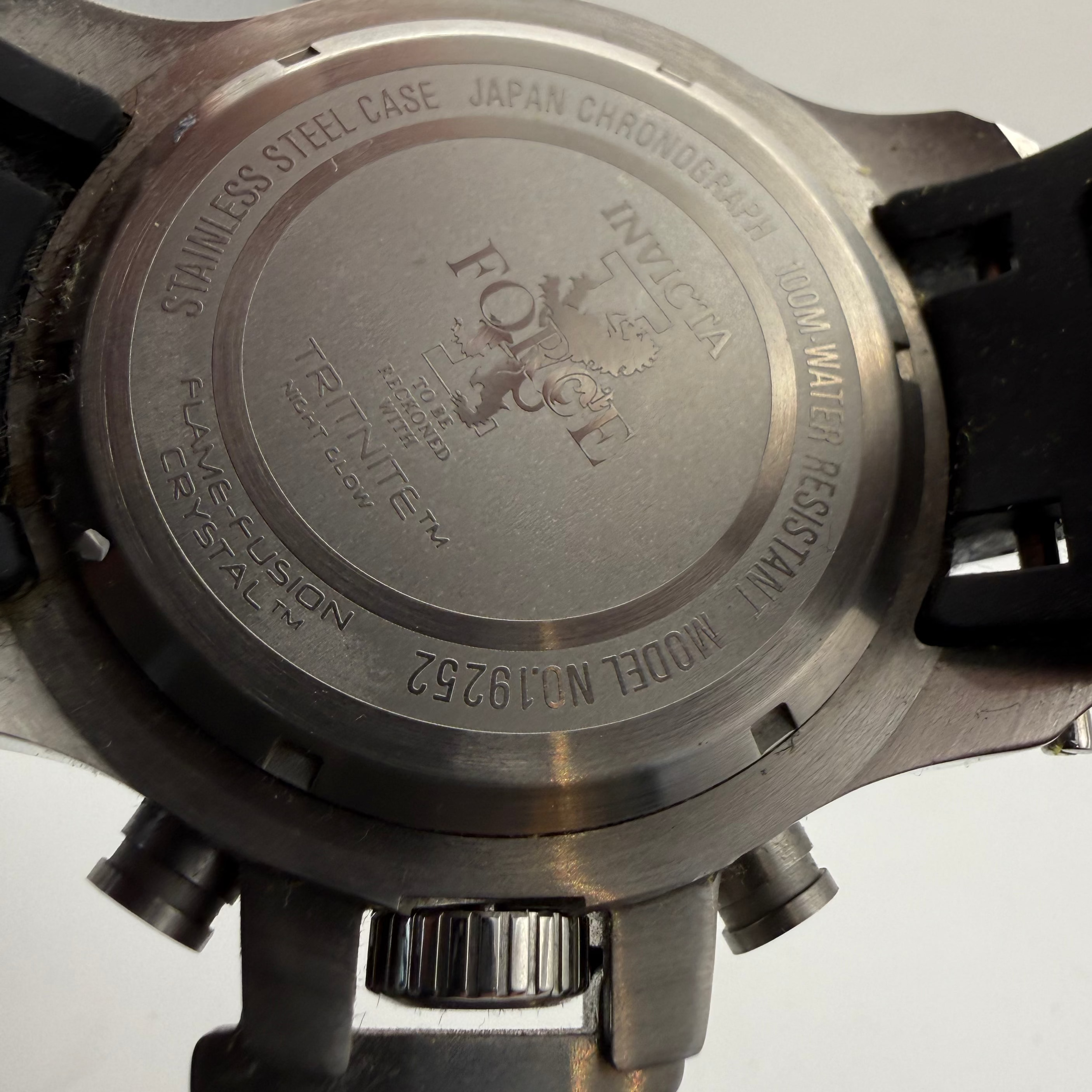 Invicta Force Tritnite Chronograph 19252 Full Set 58mm Pre-Loved Men’s Watch- £109.99
