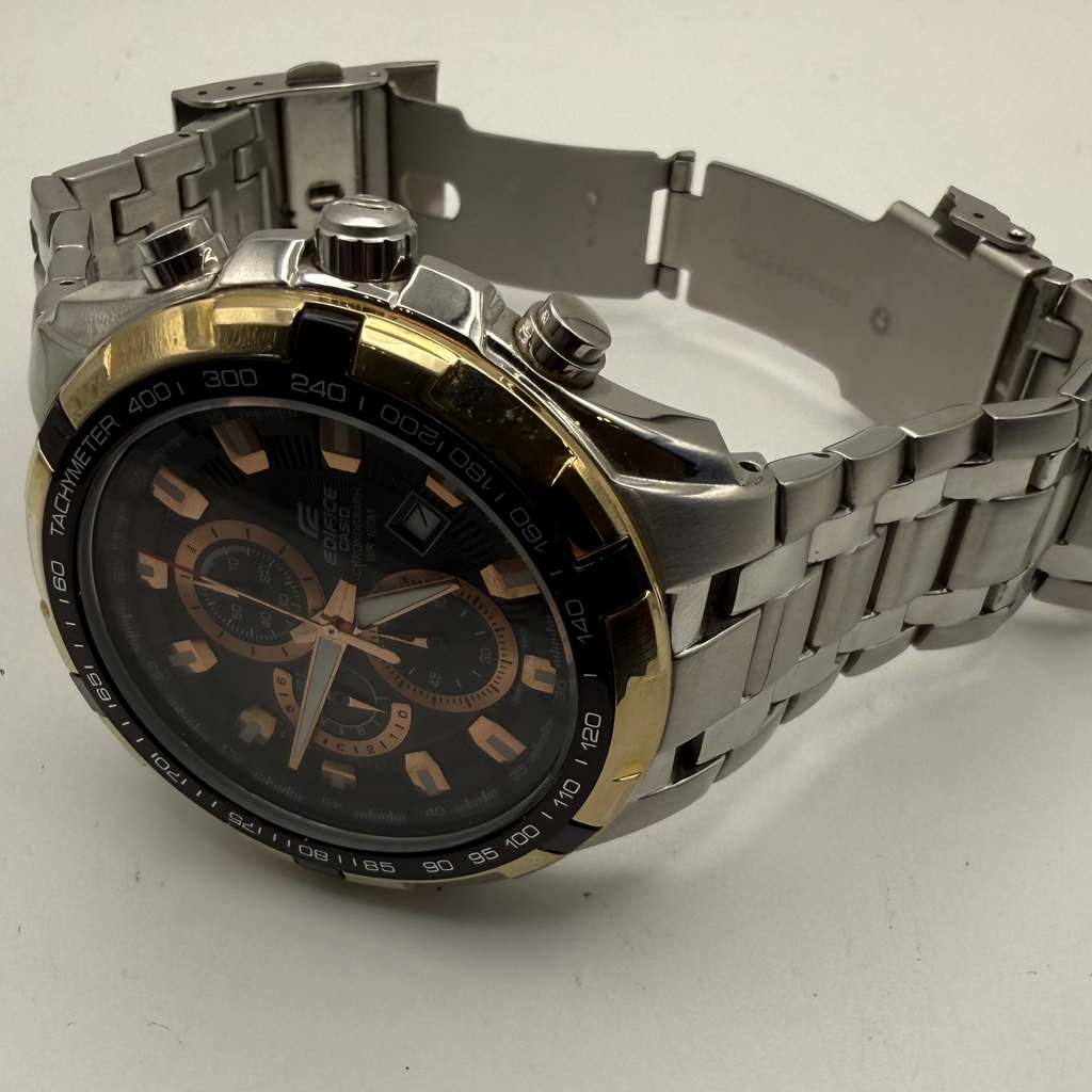 Casio Edifice Chronograph EF-539 – Rose Gold Accents | 50.5mm- £89.99