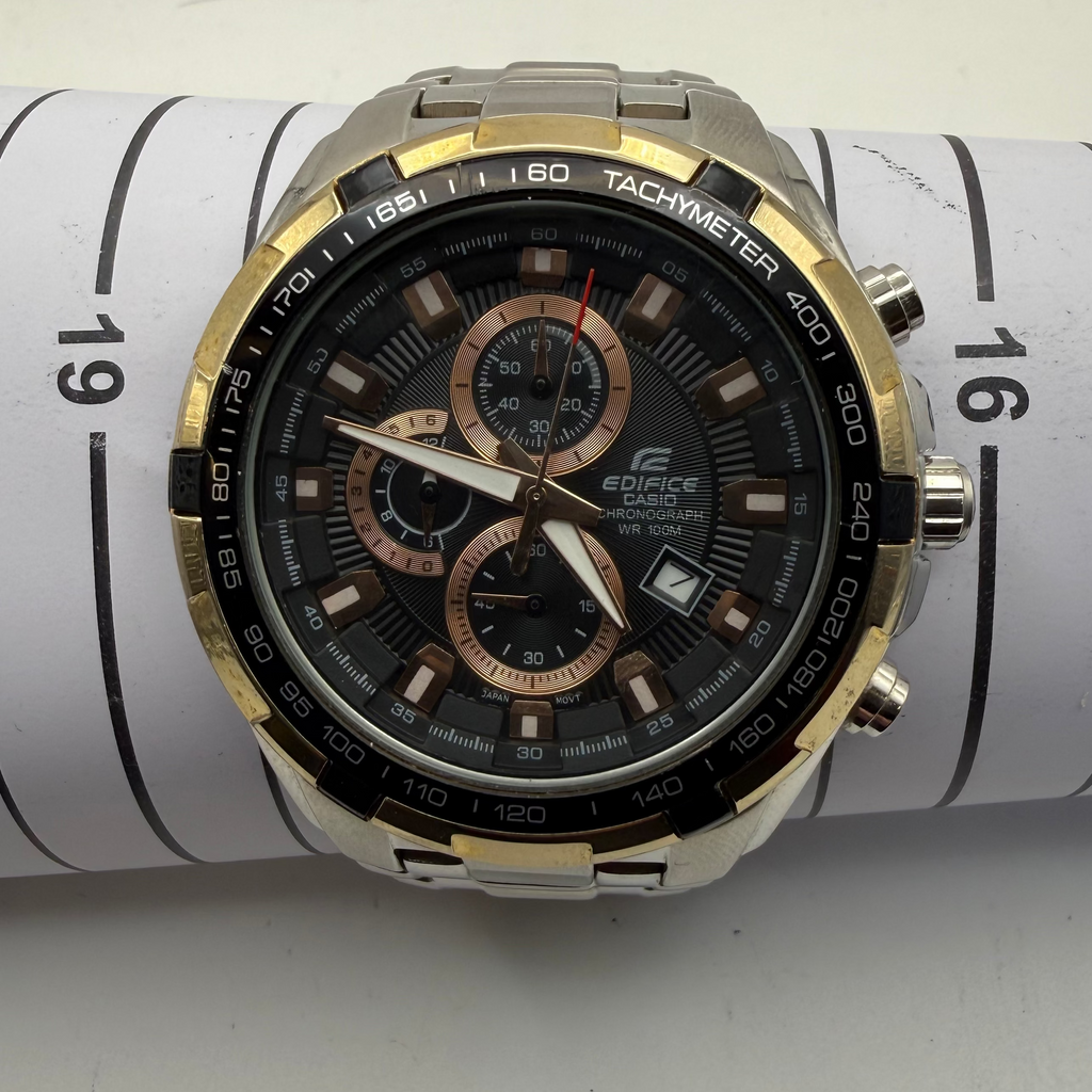 Casio Edifice Chronograph EF-539 – Rose Gold Accents | 50.5mm- £89.99