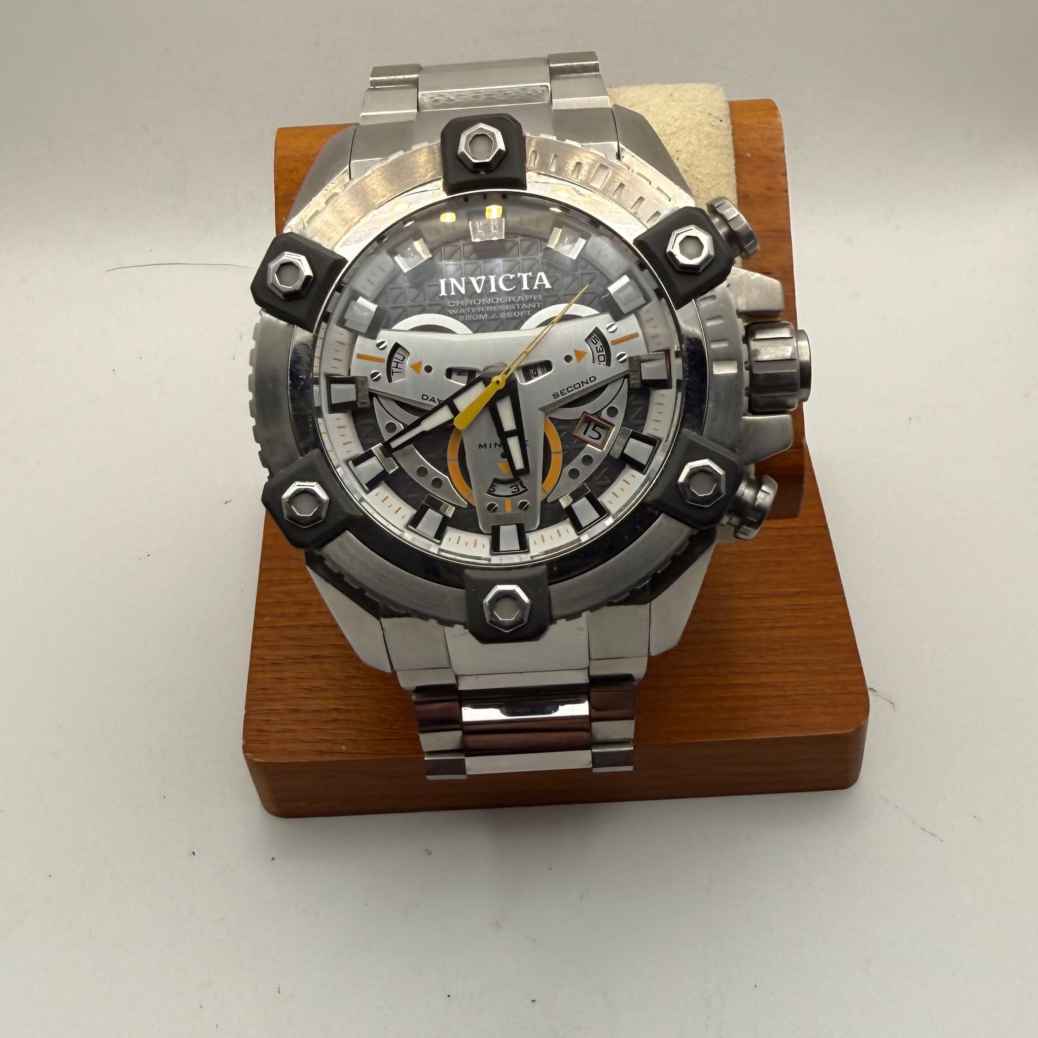 Invicta Lupah Revolution Chronograph 19779 Men’s Watch Full Set 65mm To Crown- £139.99