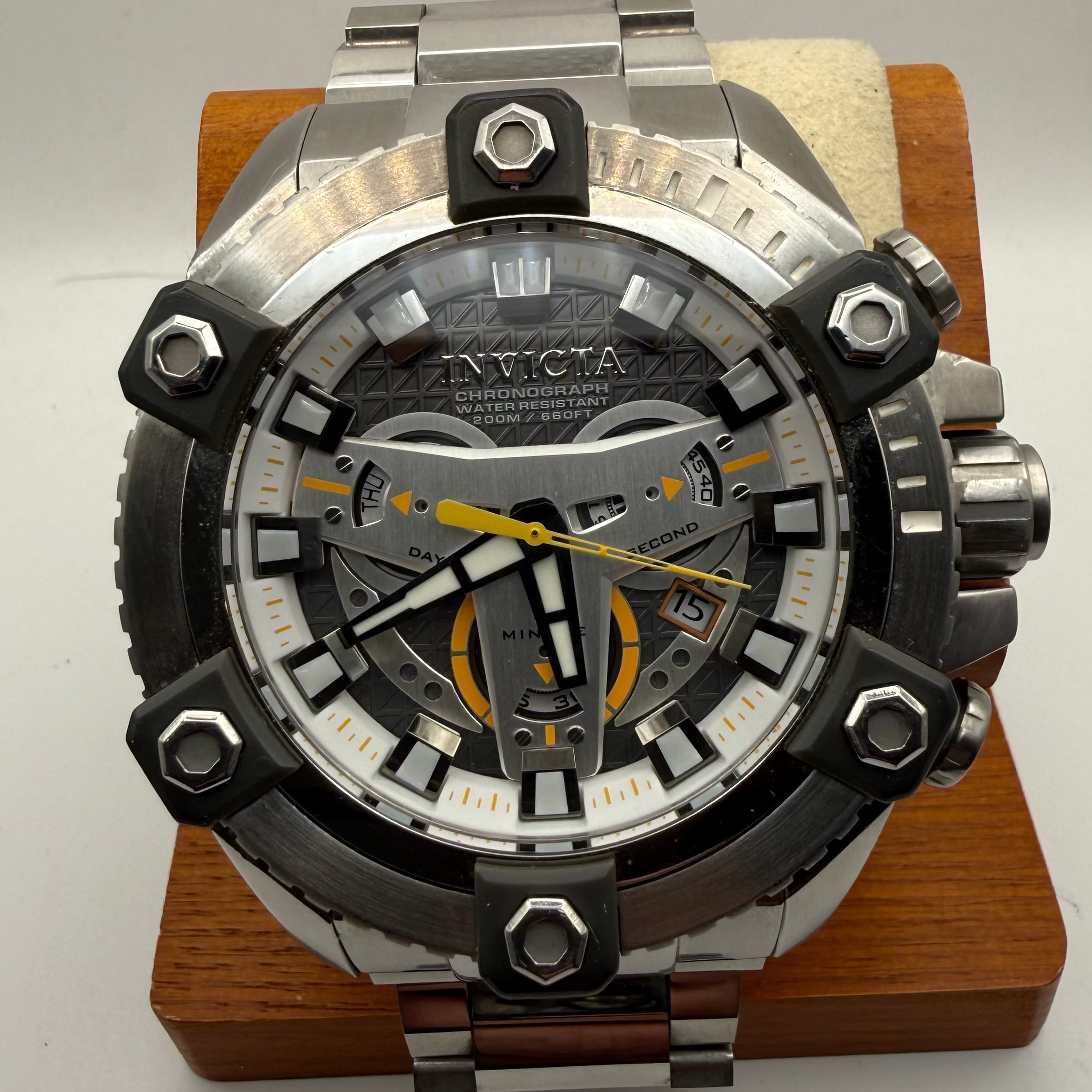 Invicta Lupah Revolution Chronograph 19779 Men’s Watch Full Set 65mm To Crown- £139.99