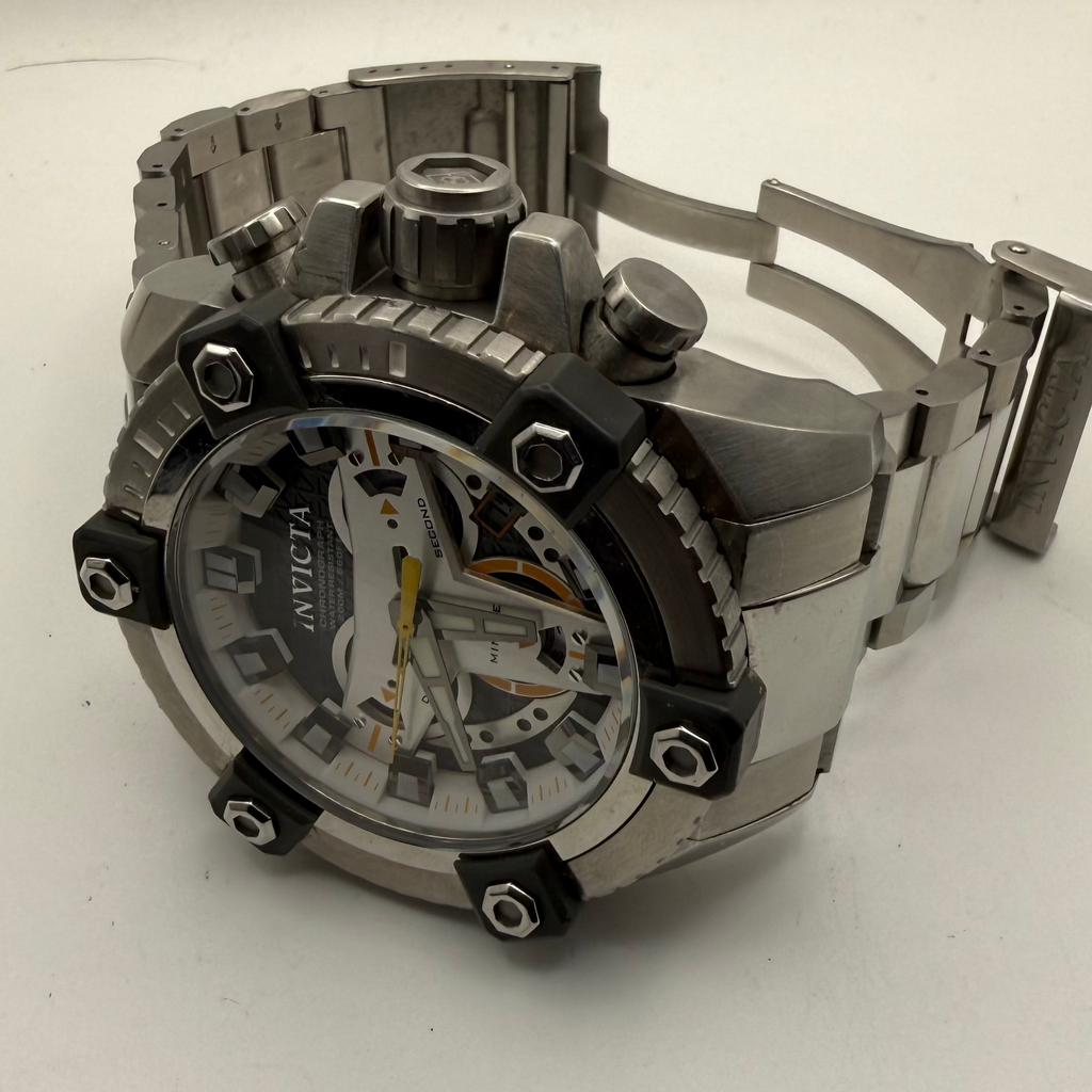 Invicta Lupah Revolution Chronograph 19779 Men’s Watch Full Set 65mm To Crown- £139.99