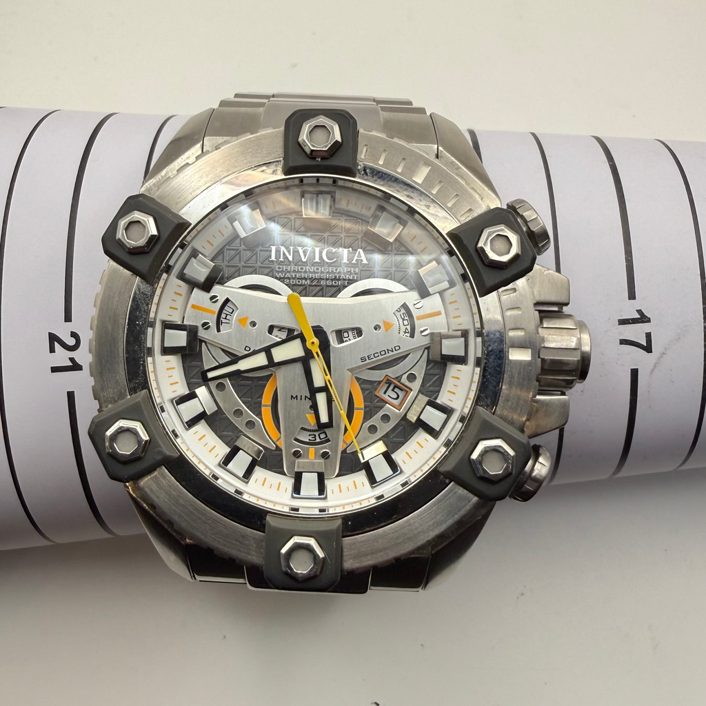 Invicta Lupah Revolution Chronograph 19779 Men’s Watch Full Set 65mm To Crown- £139.99