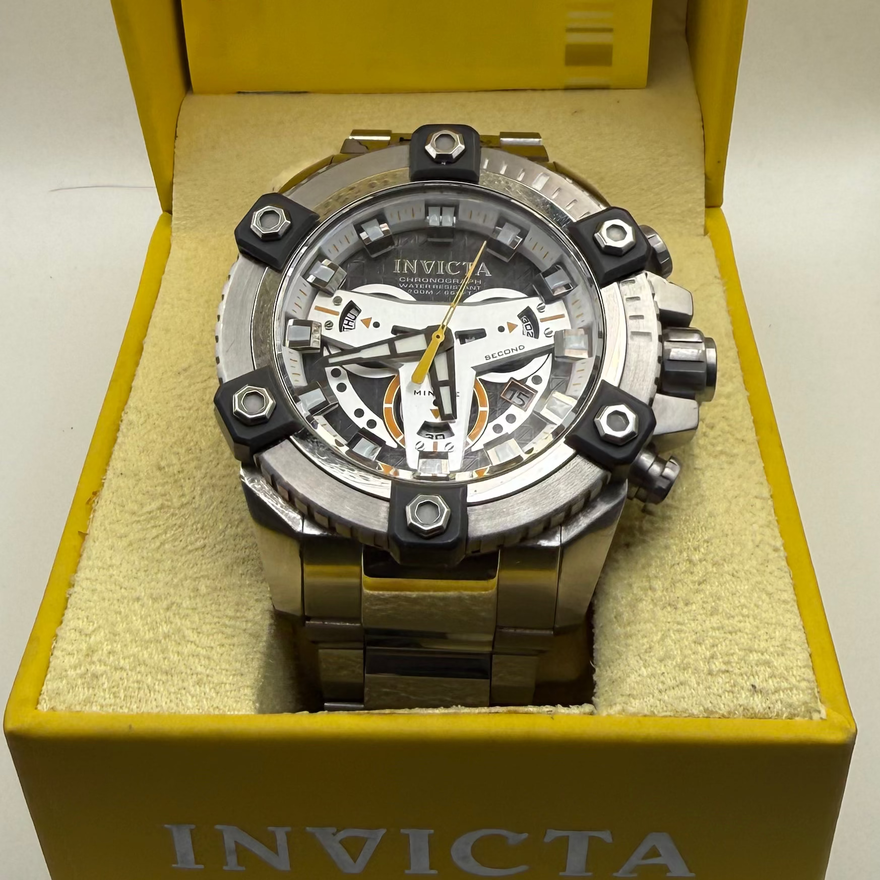 Invicta Lupah Revolution Chronograph 19779 Men’s Watch Full Set 65mm To Crown- £139.99
