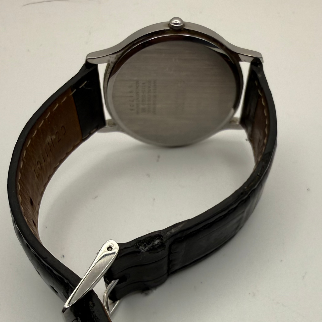Seiko Solar V115-0BE0 Blue Dial Roman Numeral Dress Watch c. January 2019- £79.99