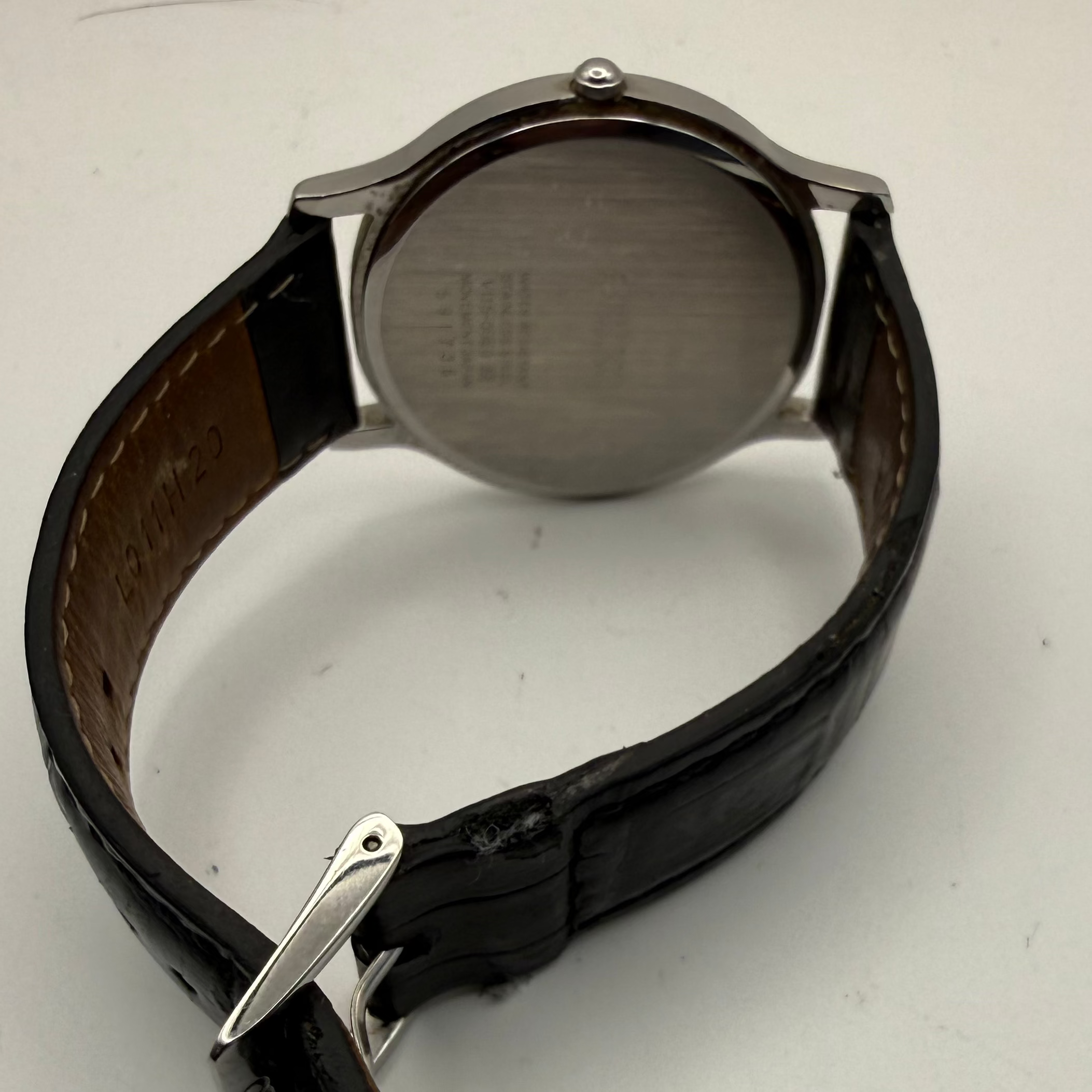 Seiko Solar V115-0BE0 Blue Dial Roman Numeral Dress Watch c. January 2019- £79.99