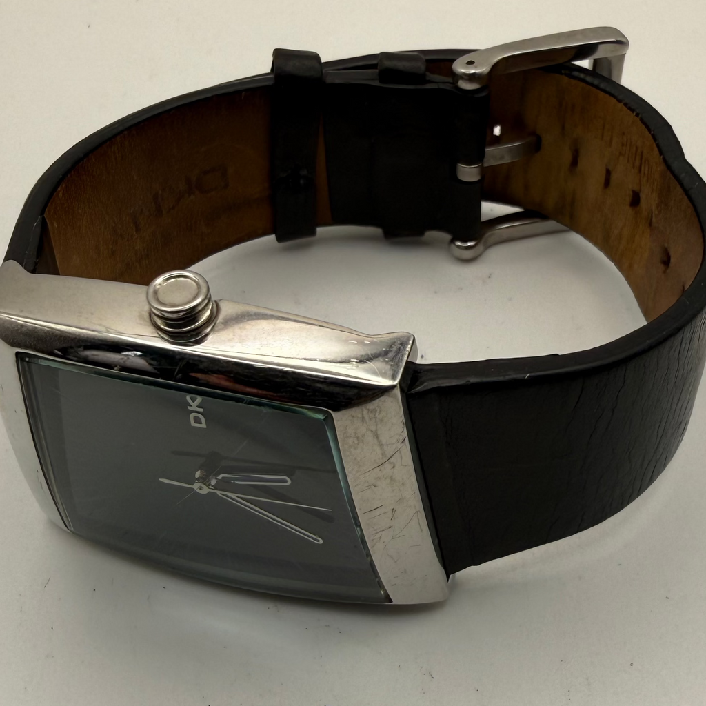 DKNY NY-1152 Black Dial Curved Square Watch- £24.99