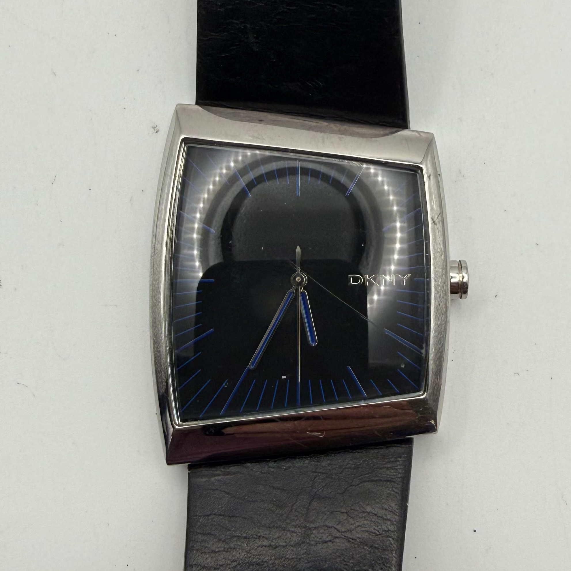 DKNY NY-1152 Black Dial Curved Square Watch- £24.99