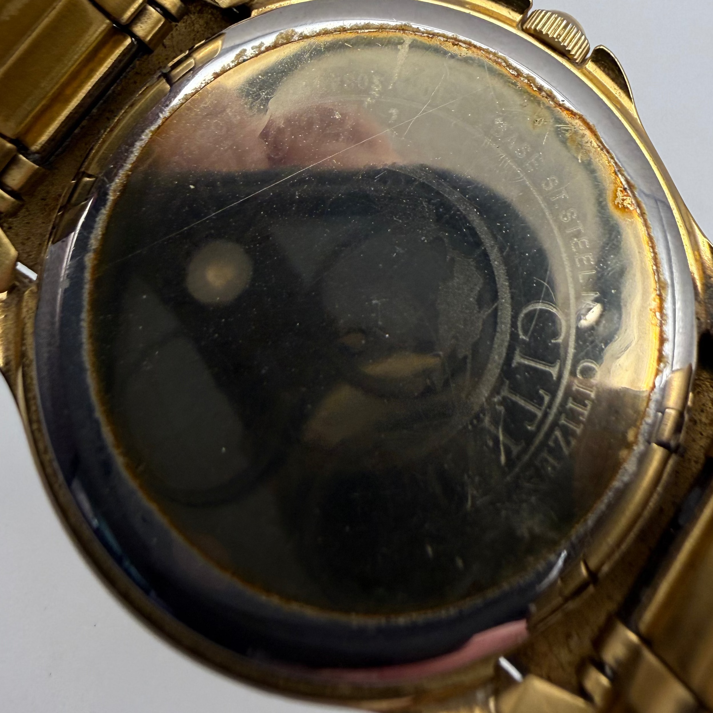 Citizen Eco-Drive Day-Date E100 Gold Tone Bracelet Watch- £99.99