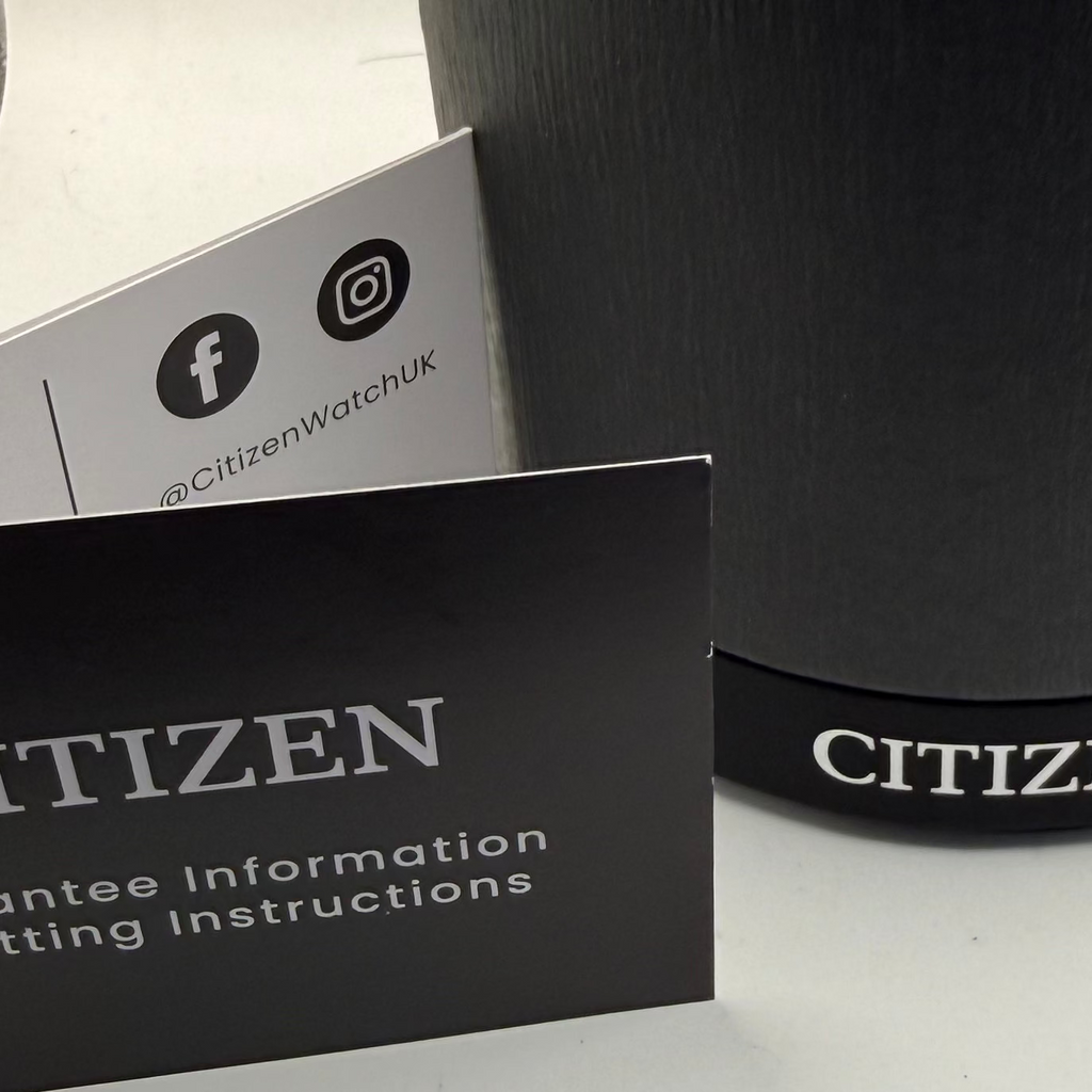 Citizen Eco-Drive World Time Chronograph H500-S081548 Black Dial 45.5mm Full Set- £229.99