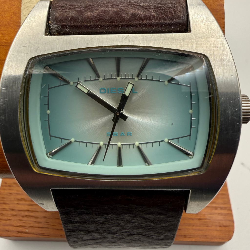 DIESEL DZ-2039 “Only The Brave” Oversized Blue Dial Watch- £29.95