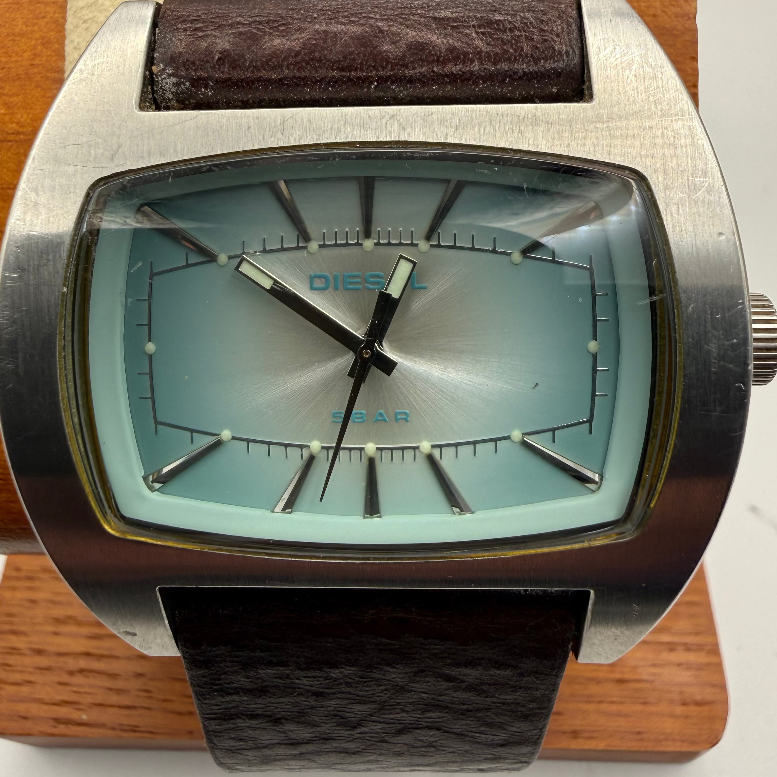 DIESEL DZ-2039 “Only The Brave” Oversized Blue Dial Watch- £29.95